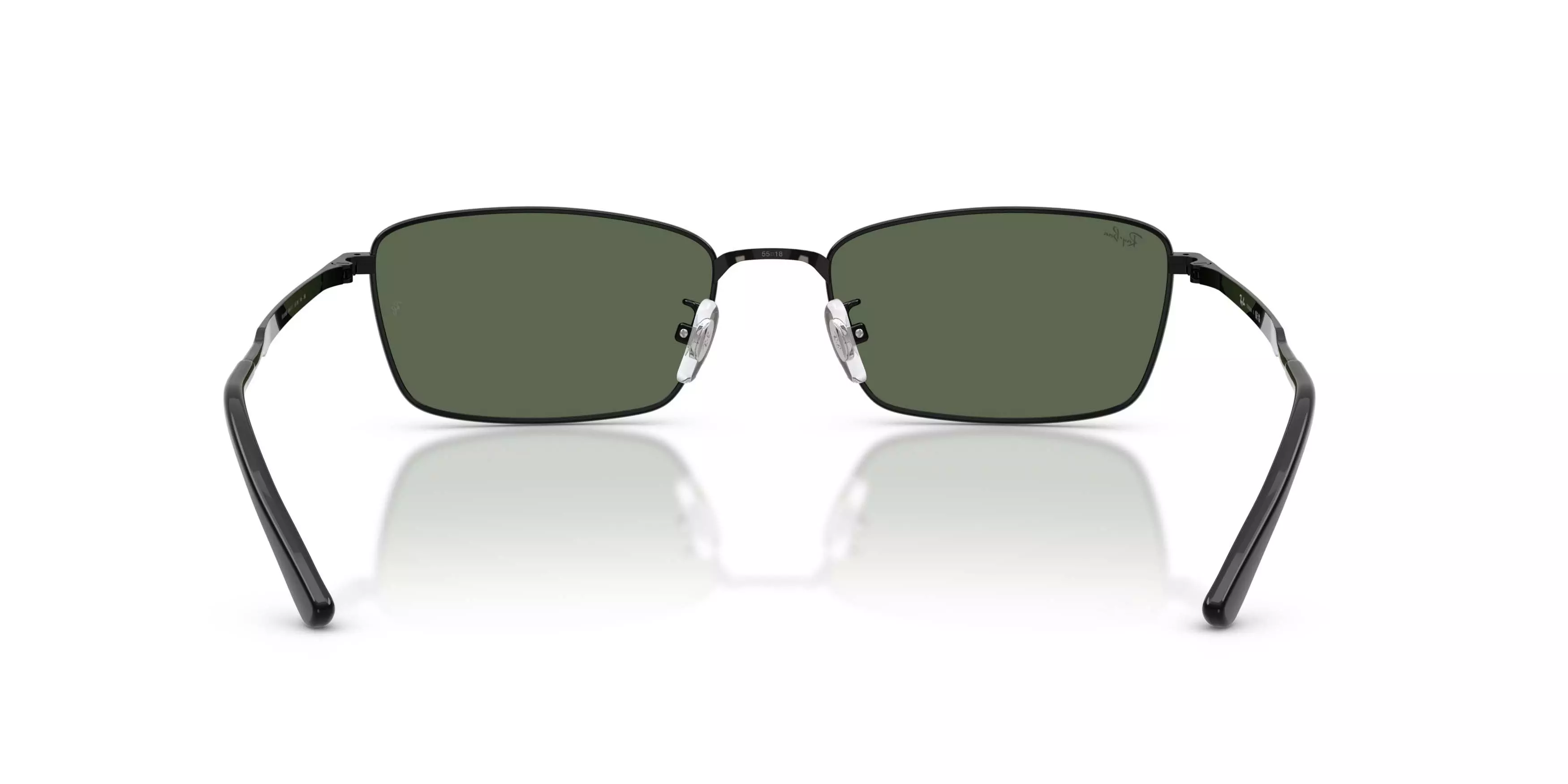 Ray-Ban RB8069D Dark Green Sunglasses - Black - BLACK/GREEN