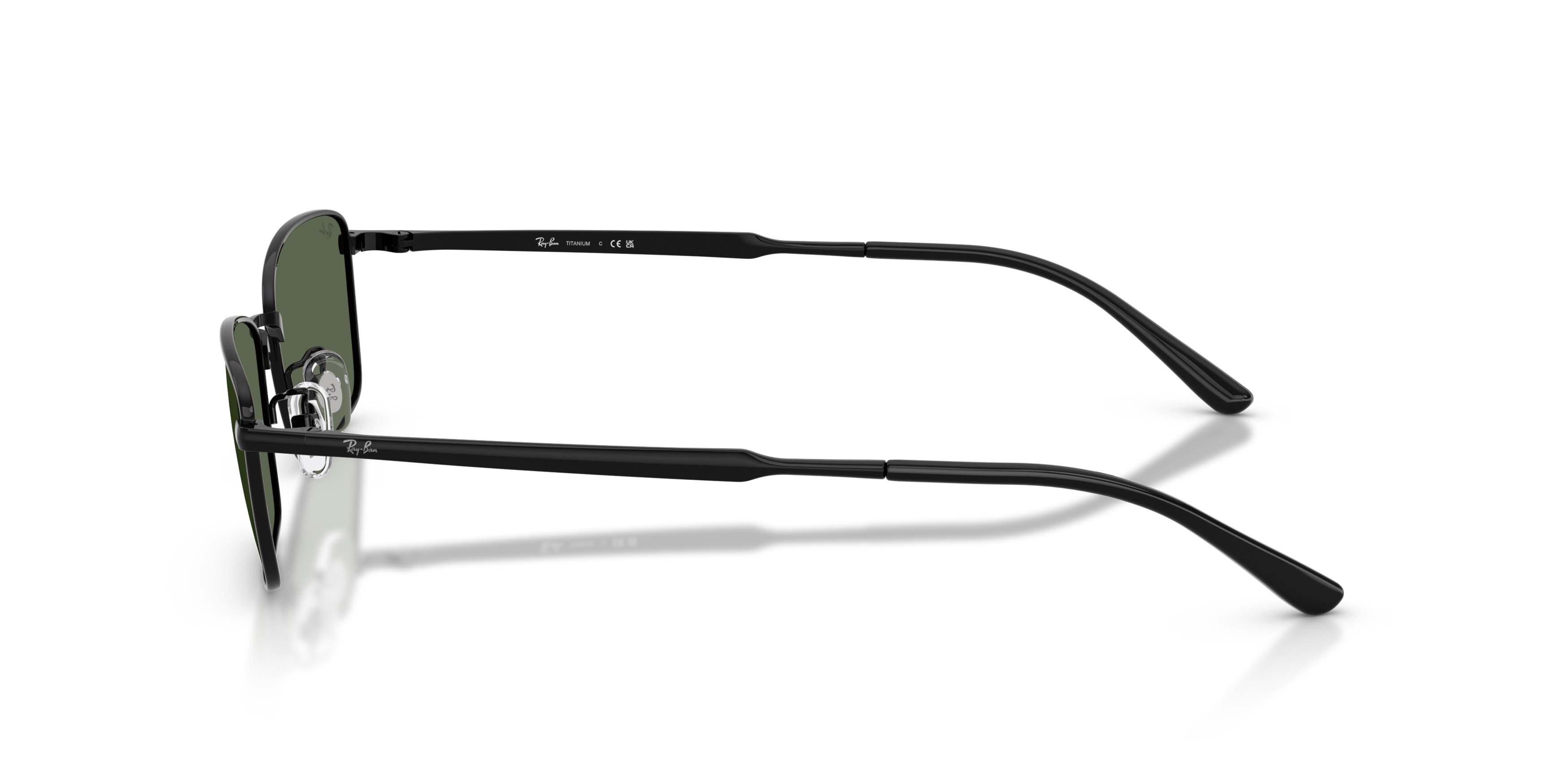 Ray-Ban RB8069D Dark Green Sunglasses - Black - BLACK/GREEN