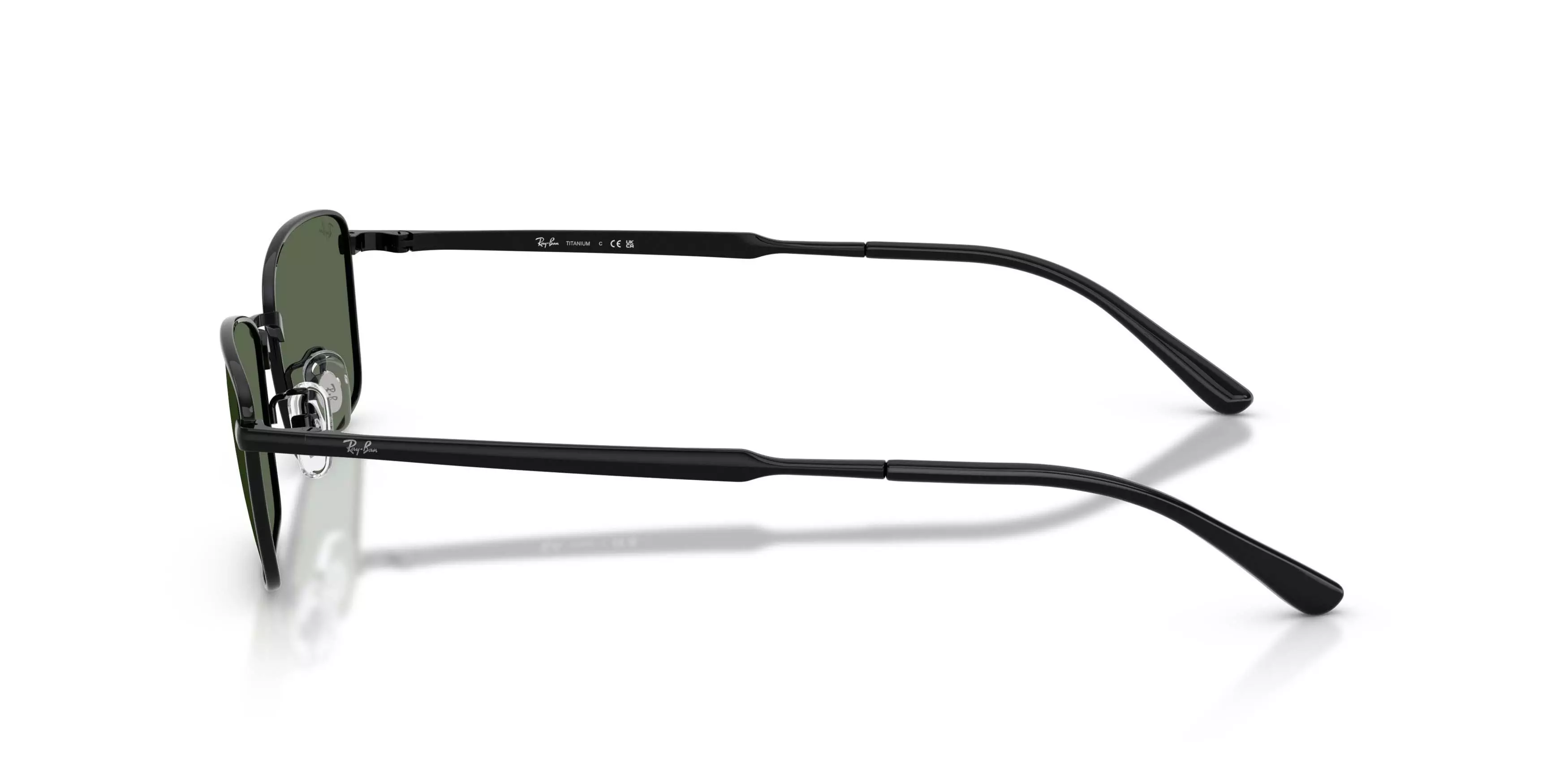 Ray-Ban RB8069D Dark Green Sunglasses - Black - BLACK/GREEN