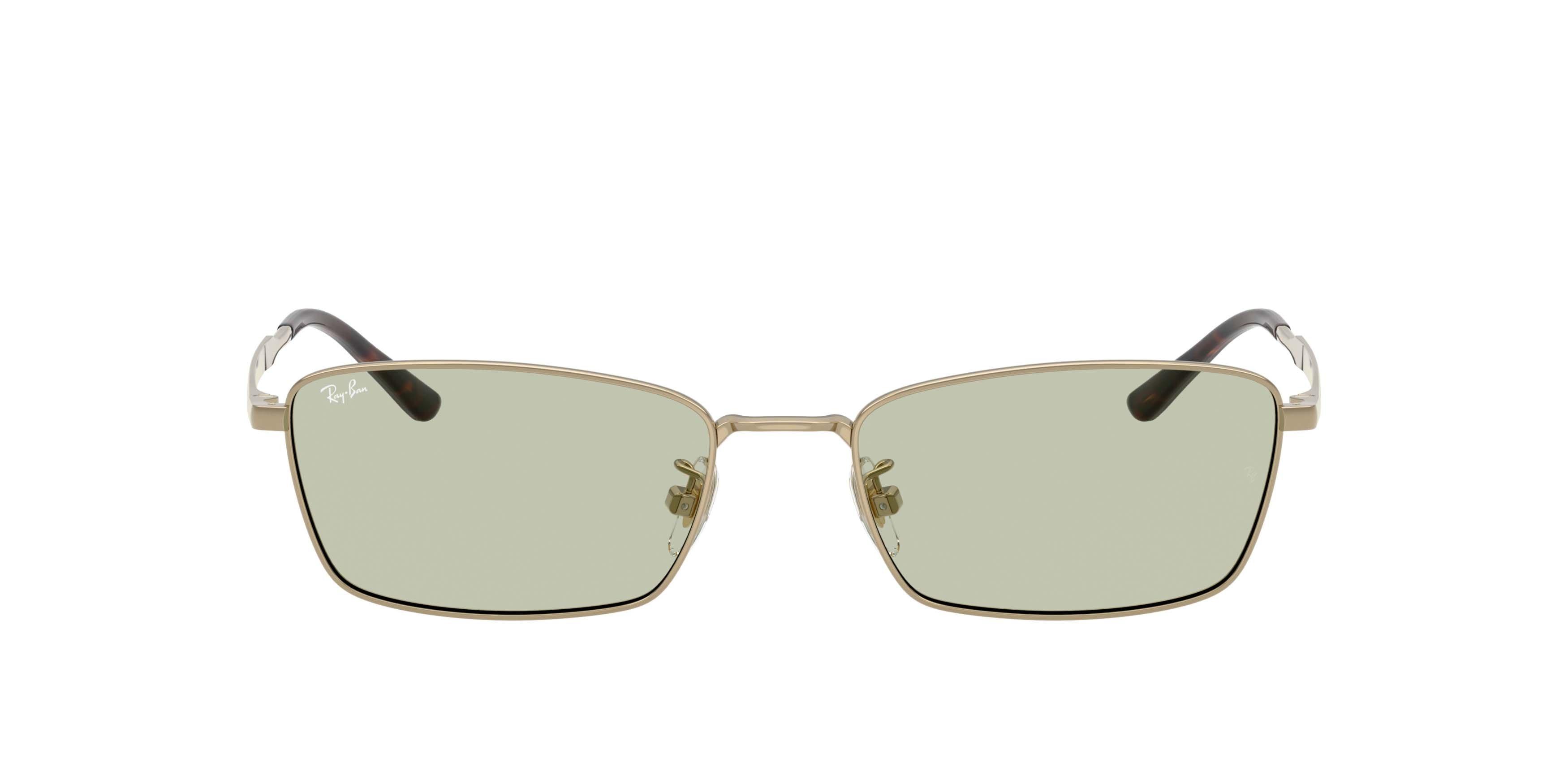 Ray-Ban RB8069D Light Green Sunglasses - Gold - GOLD/GREEN