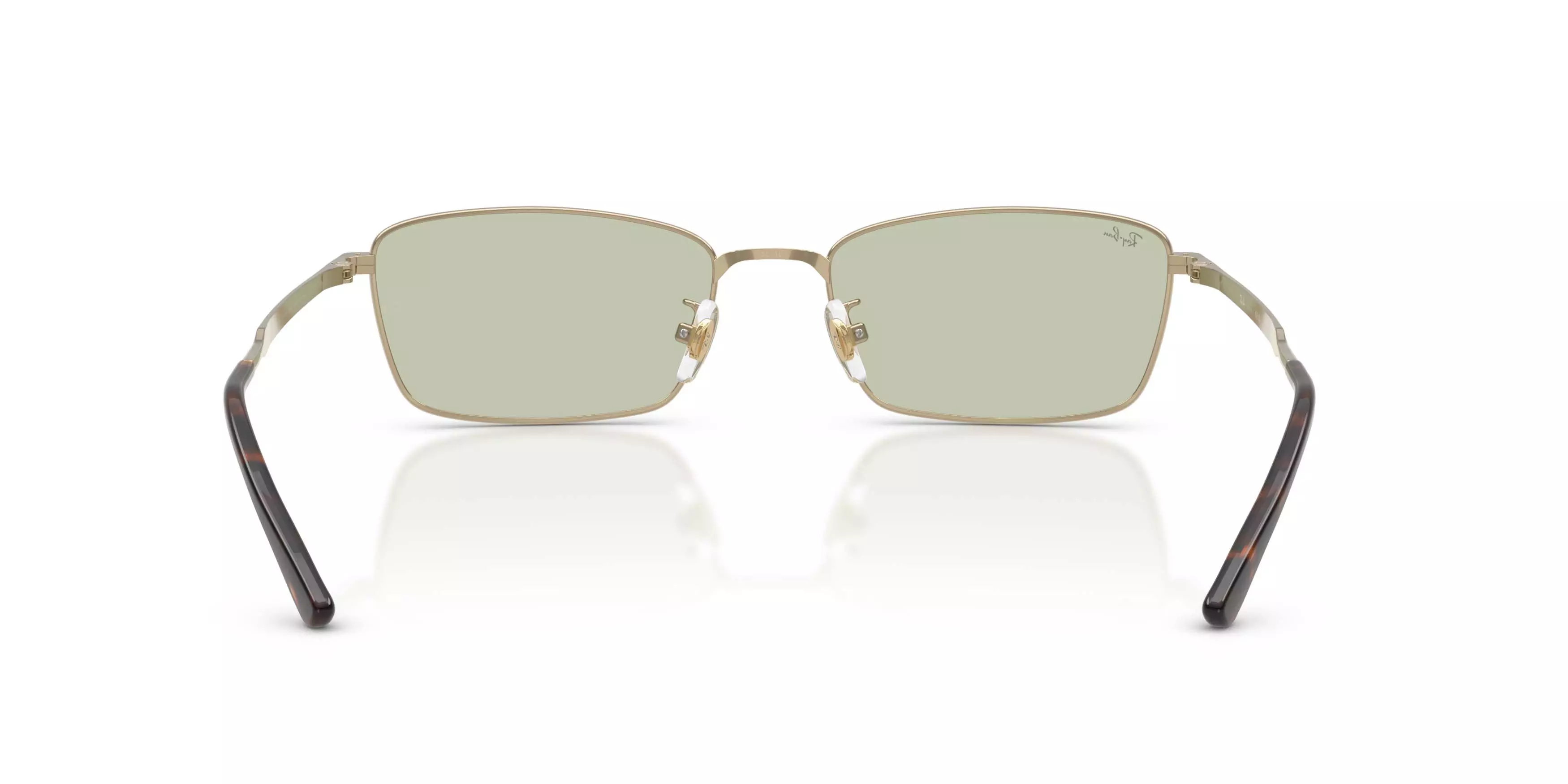 Ray-Ban RB8069D Light Green Sunglasses - Gold - GOLD/GREEN