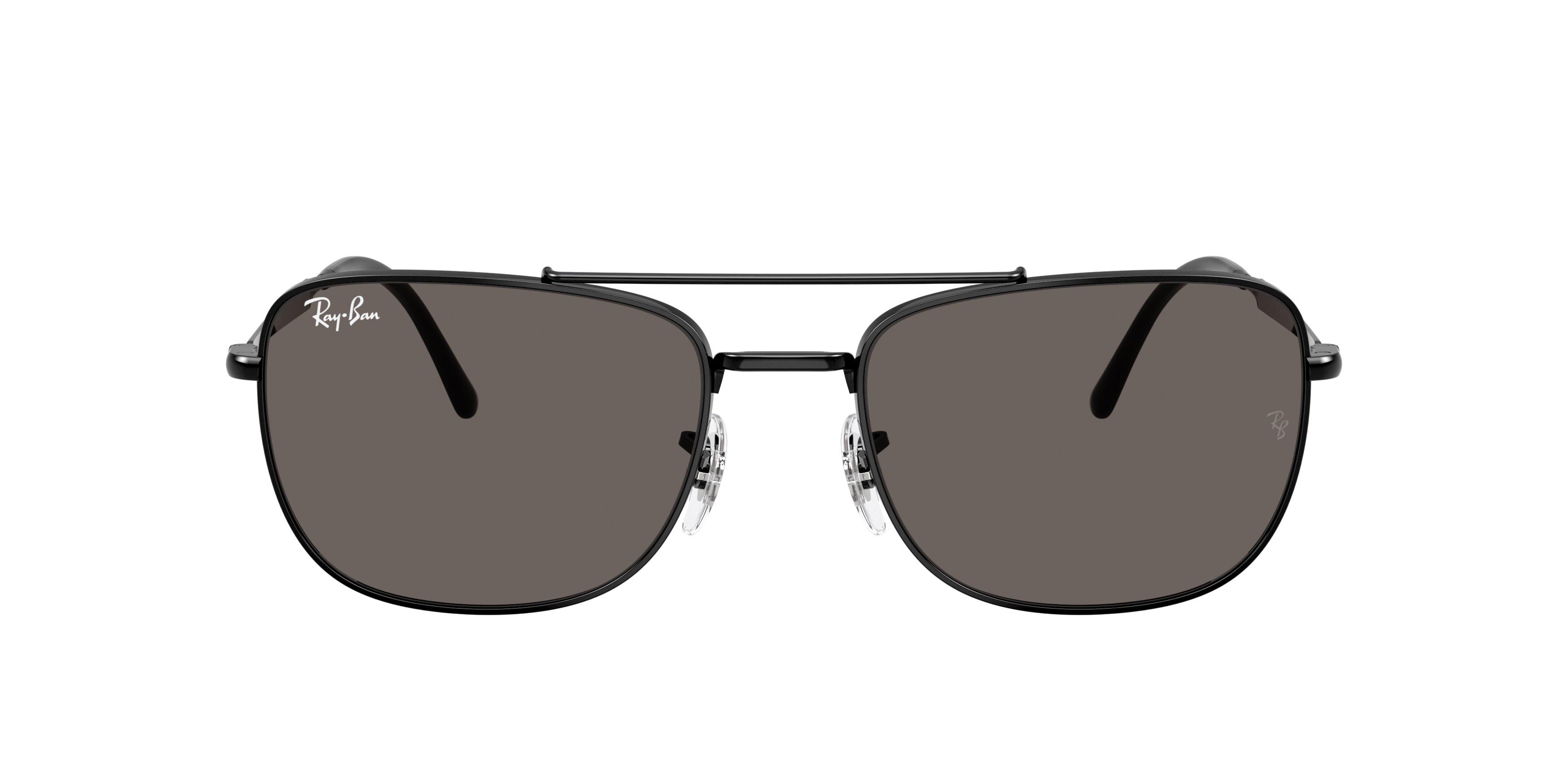 Ray-Ban RB3755 Grey Sunglasses - Black - BLACK/GREY Thumbnail View 3