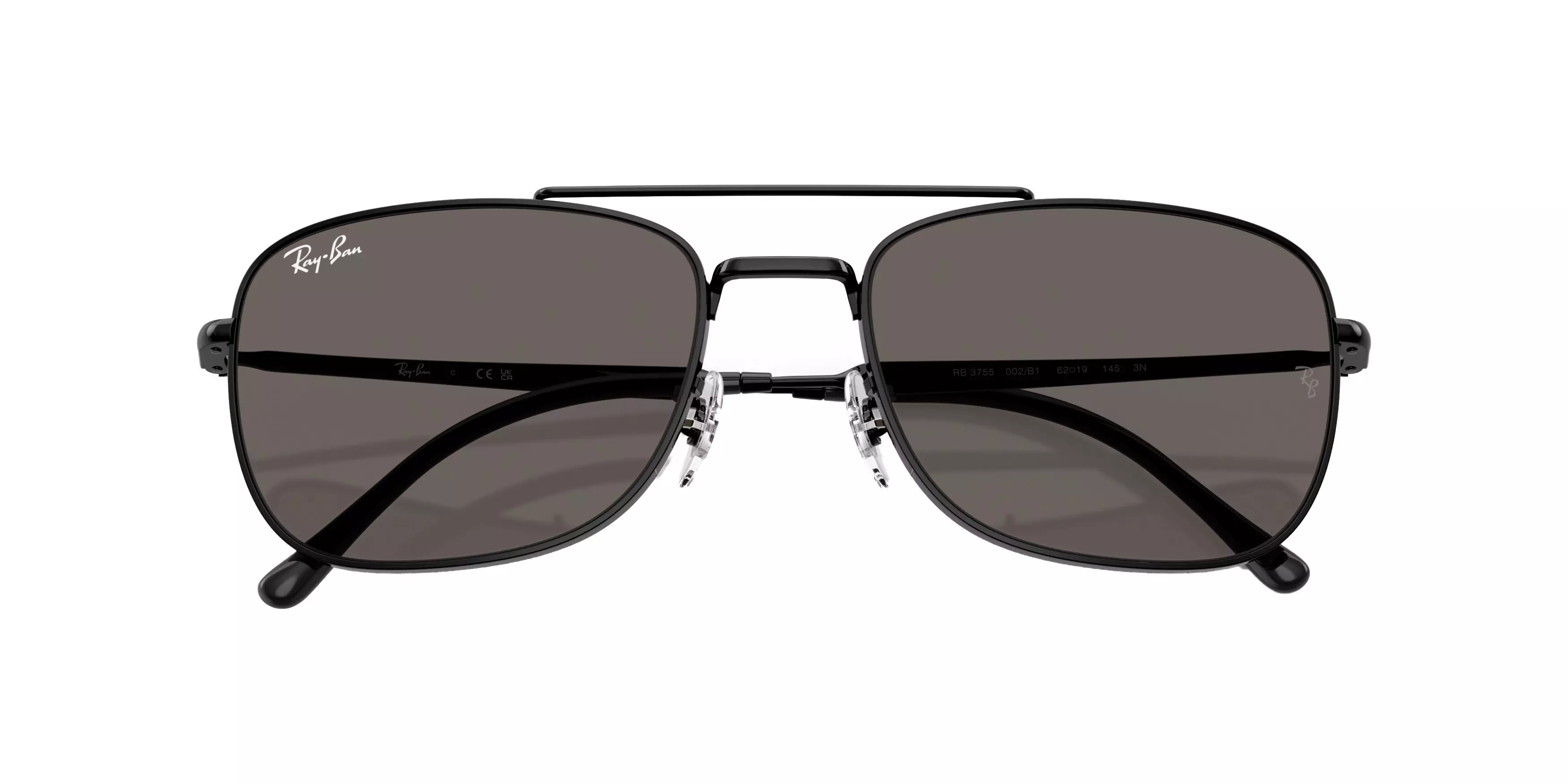 Ray-Ban RB3755 Grey Sunglasses - Black - BLACK/GREY