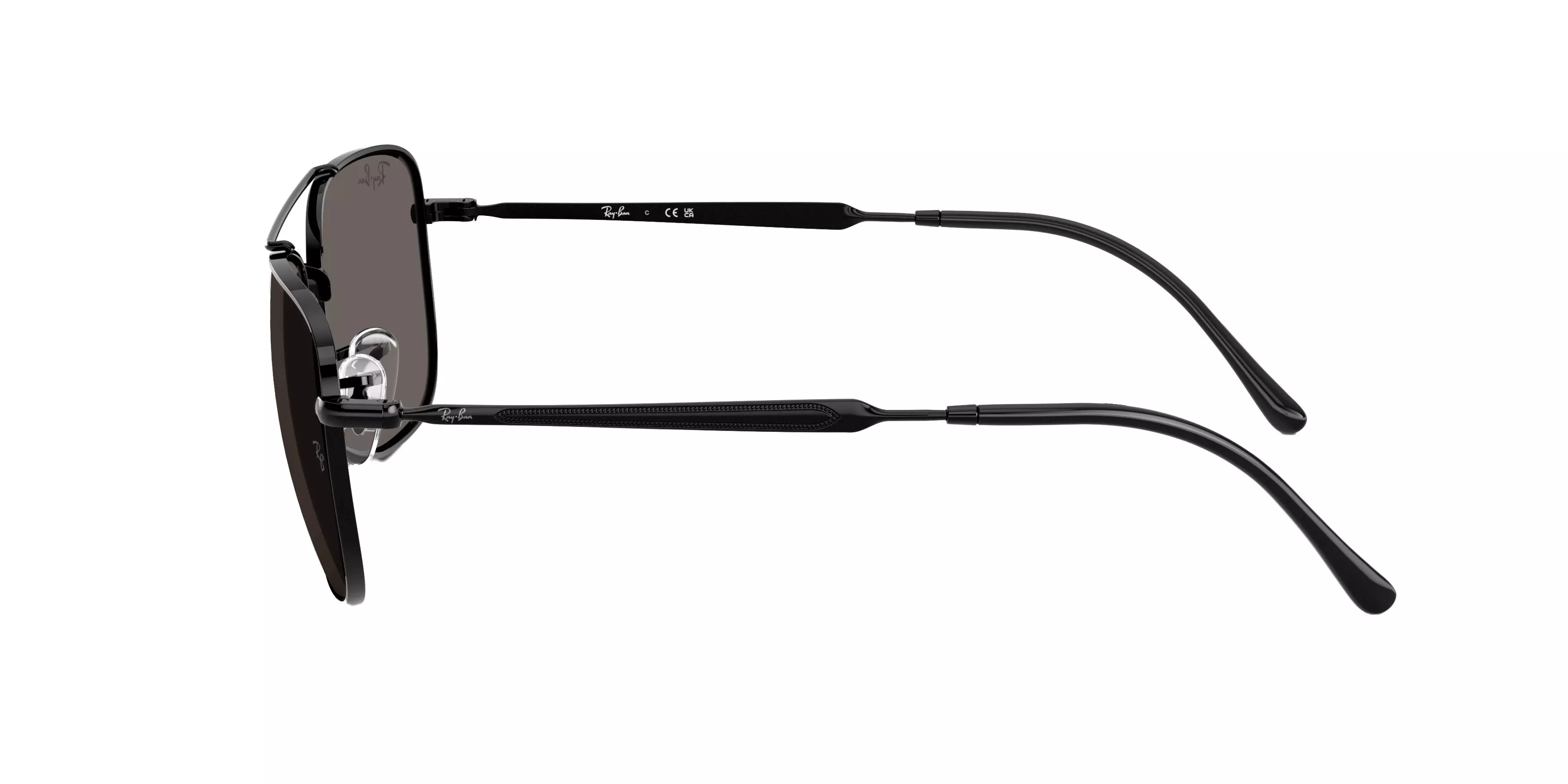 Ray-Ban RB3755 Grey Sunglasses - Black - BLACK/GREY