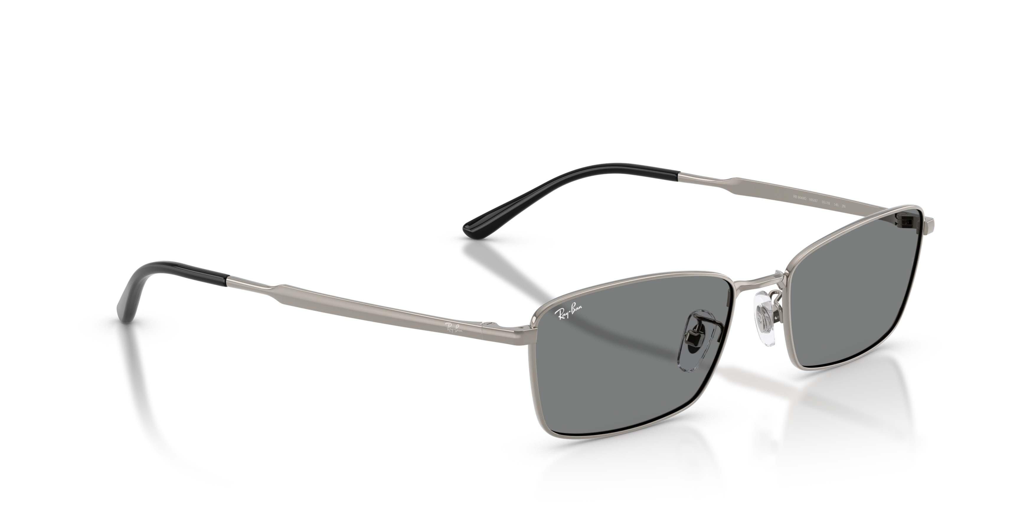 Ray-Ban RB8069D Dark Grey Sunglasses - Gunmetal - DK GREY