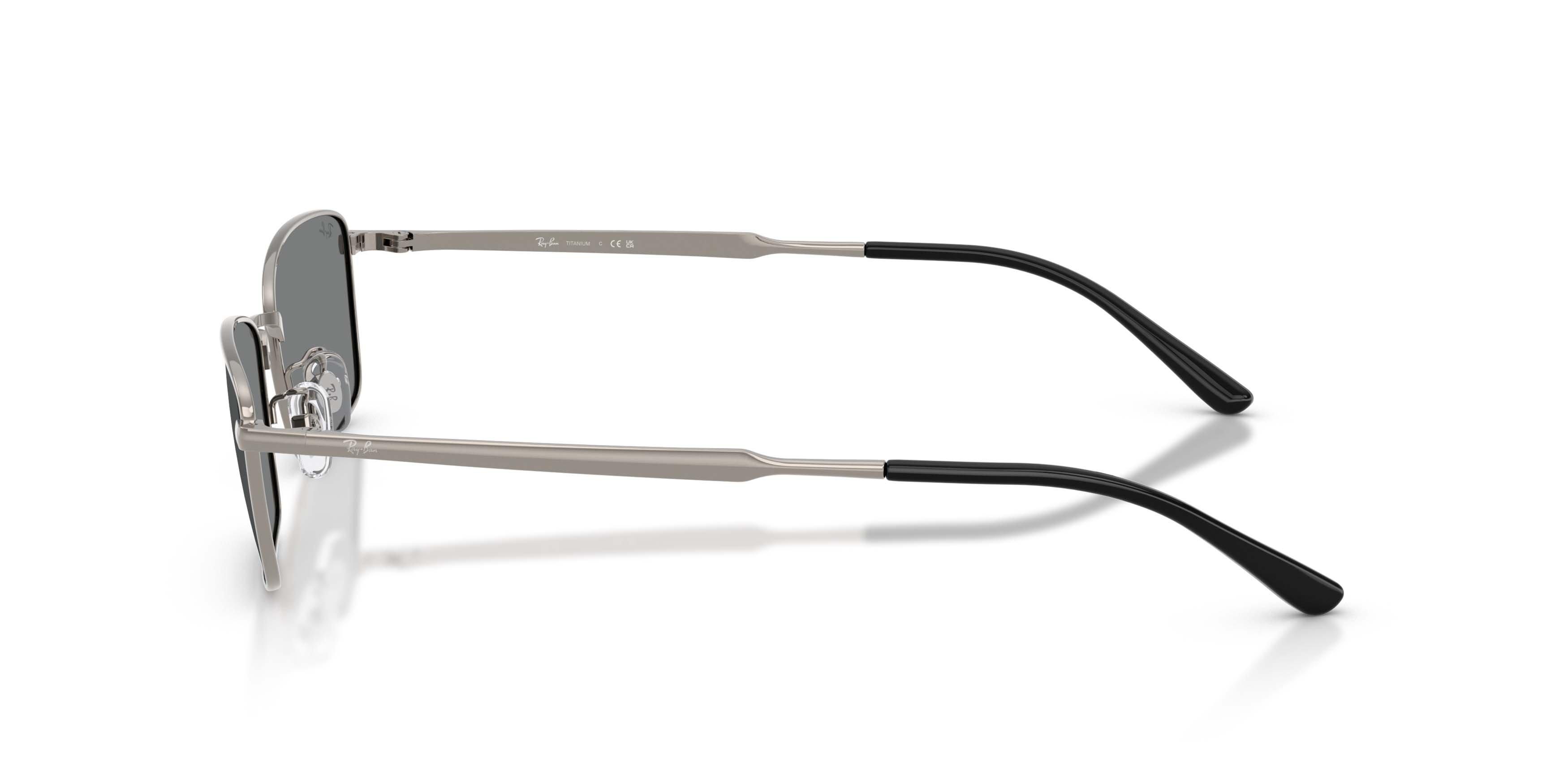 Ray-Ban RB8069D Dark Grey Sunglasses - Gunmetal - DK GREY