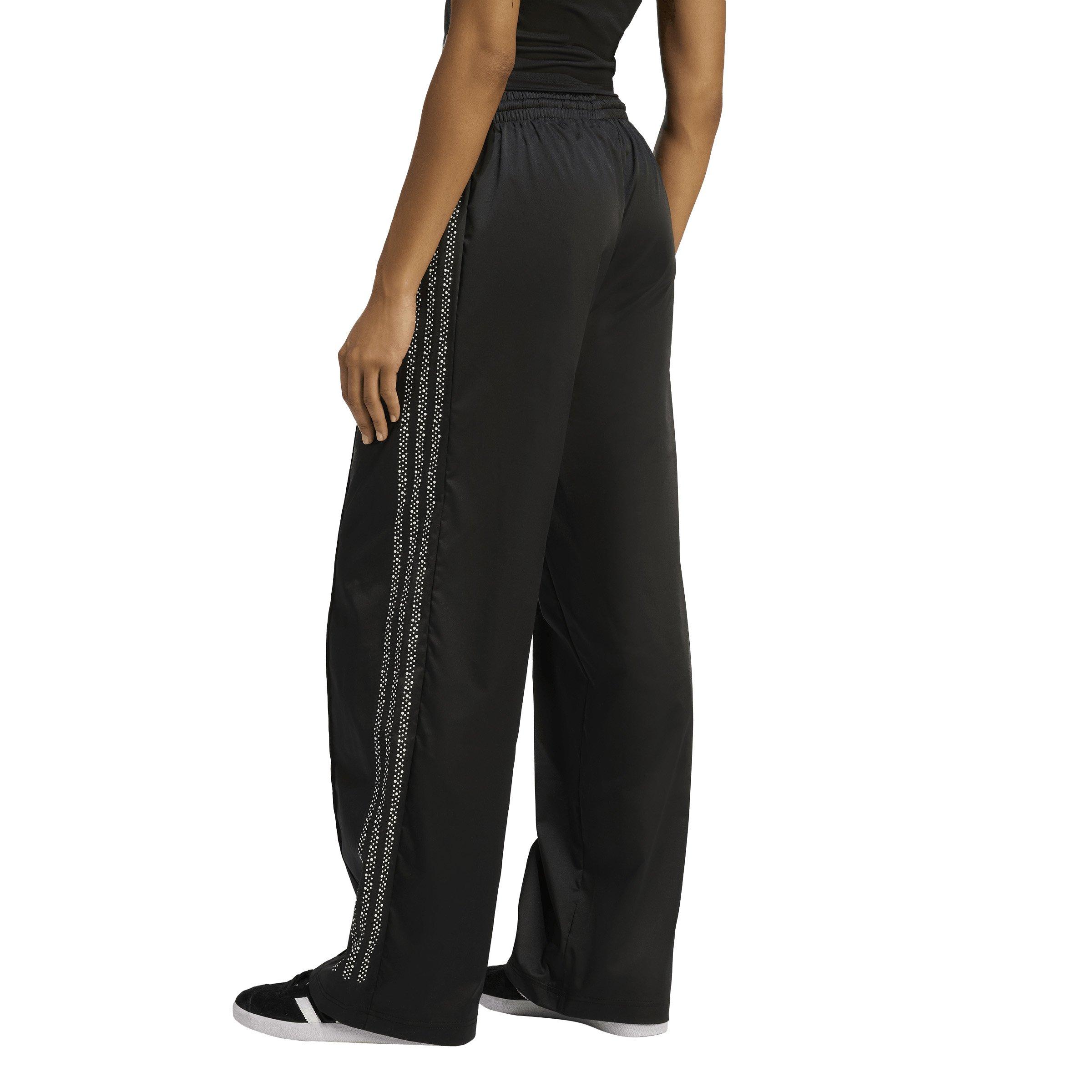 adidas Originals Women's Pearl Firebird Loose Track Pants - Black - BLACK Thumbnail View 2