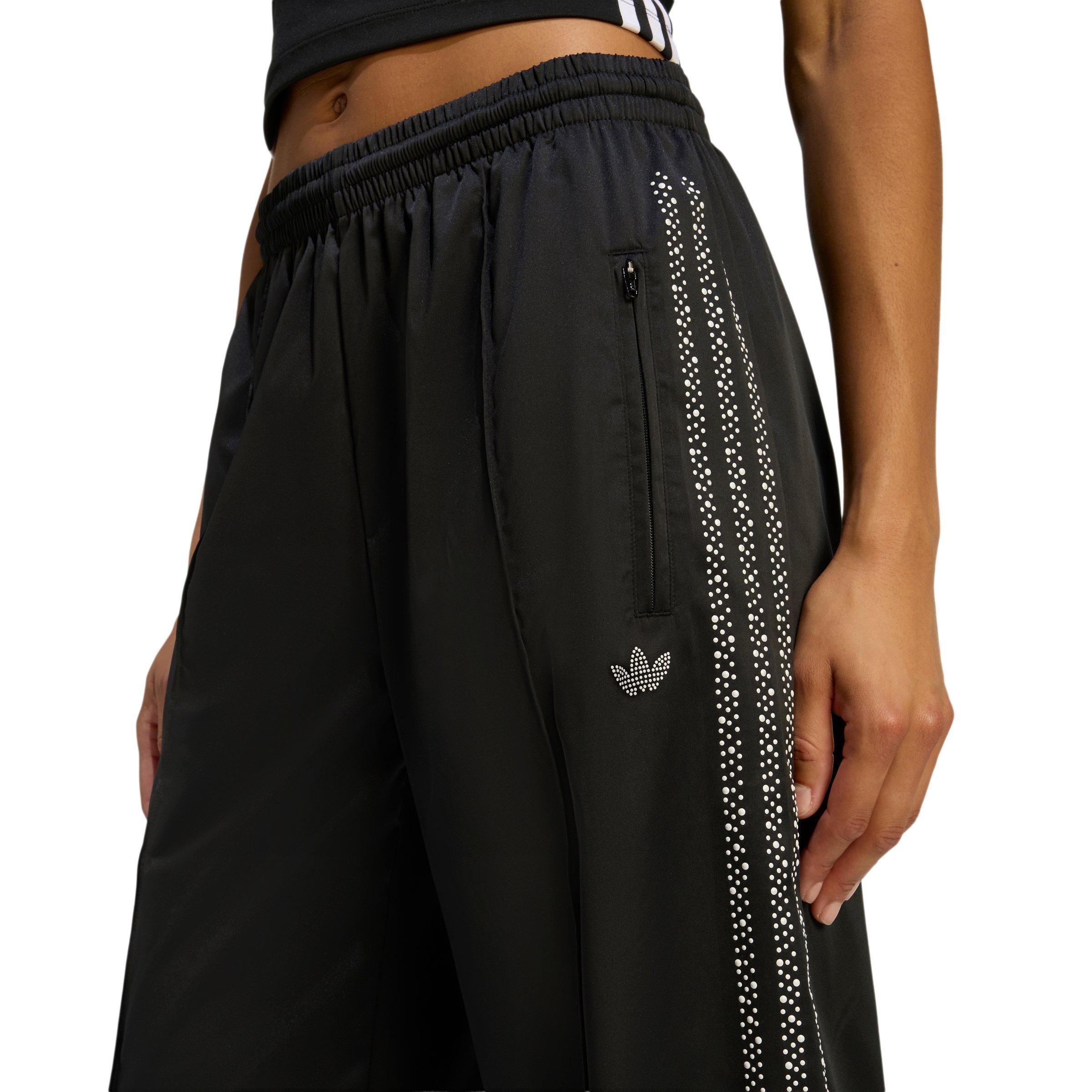 adidas Originals Women's Pearl Firebird Loose Track Pants - Black - BLACK Thumbnail View 3