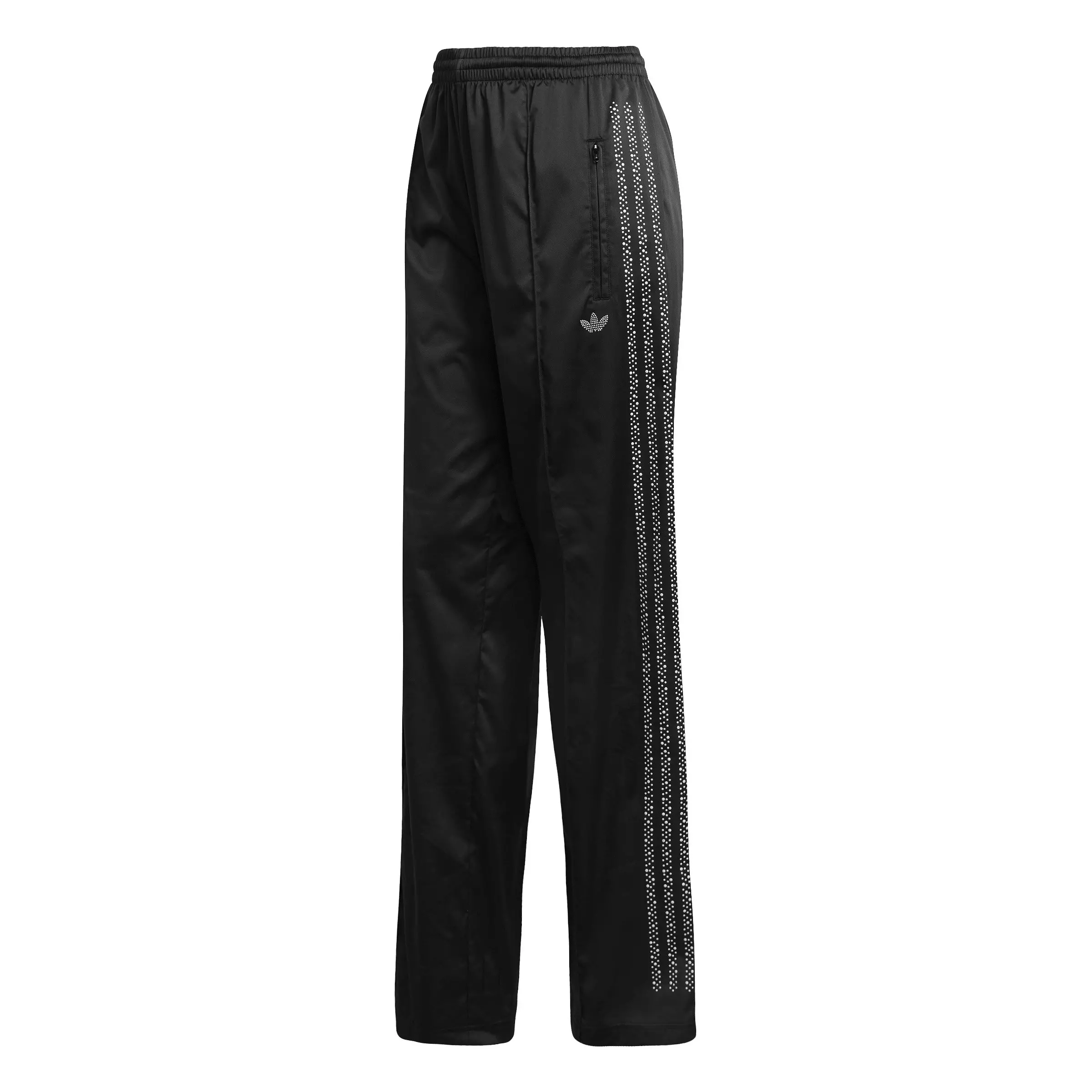 adidas Originals Women's Pearl Firebird Loose Track Pants - Black - BLACK