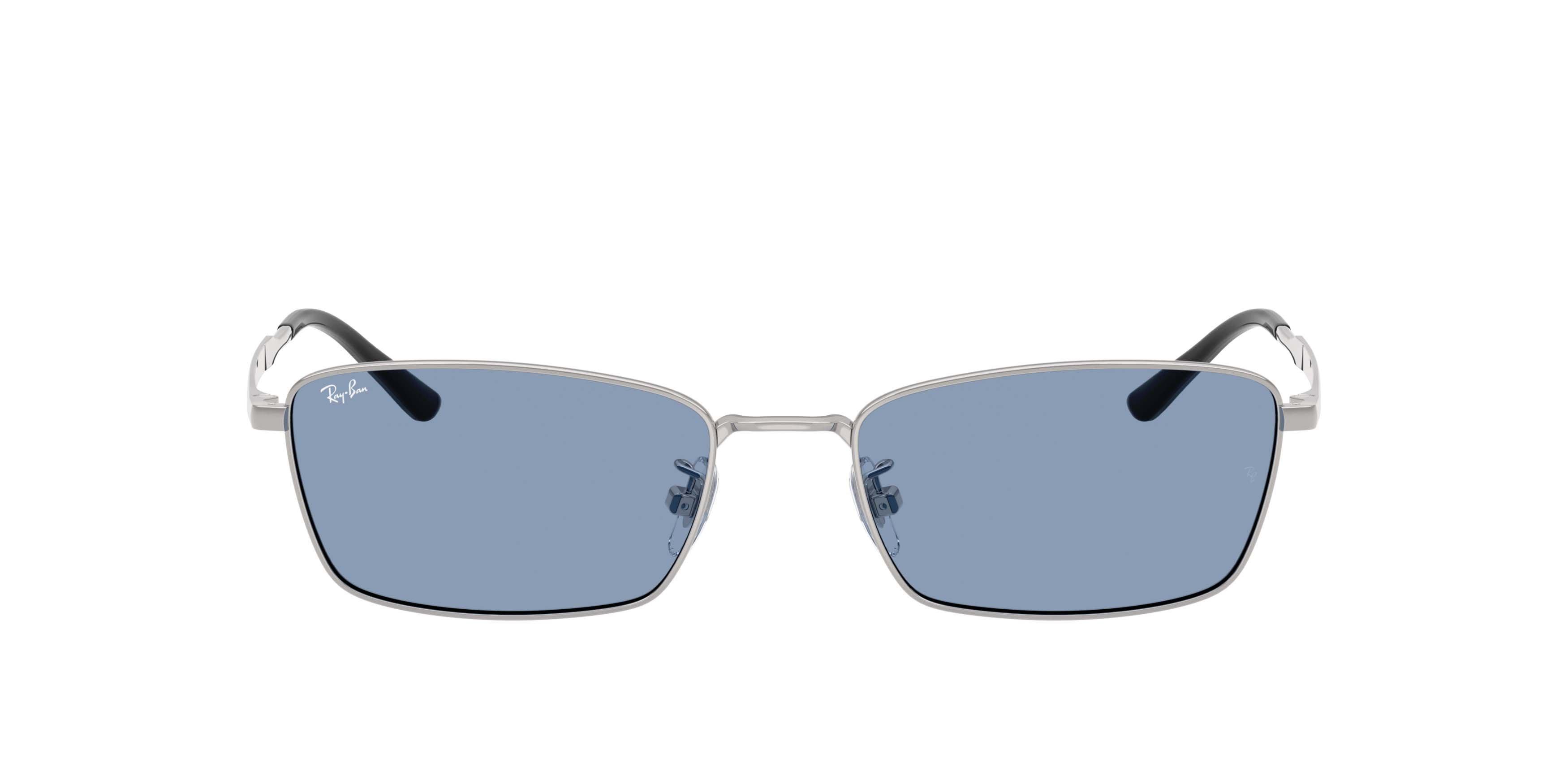 Ray-Ban RB8069D Blue Sunglasses - Silver - SILVER/BLUE