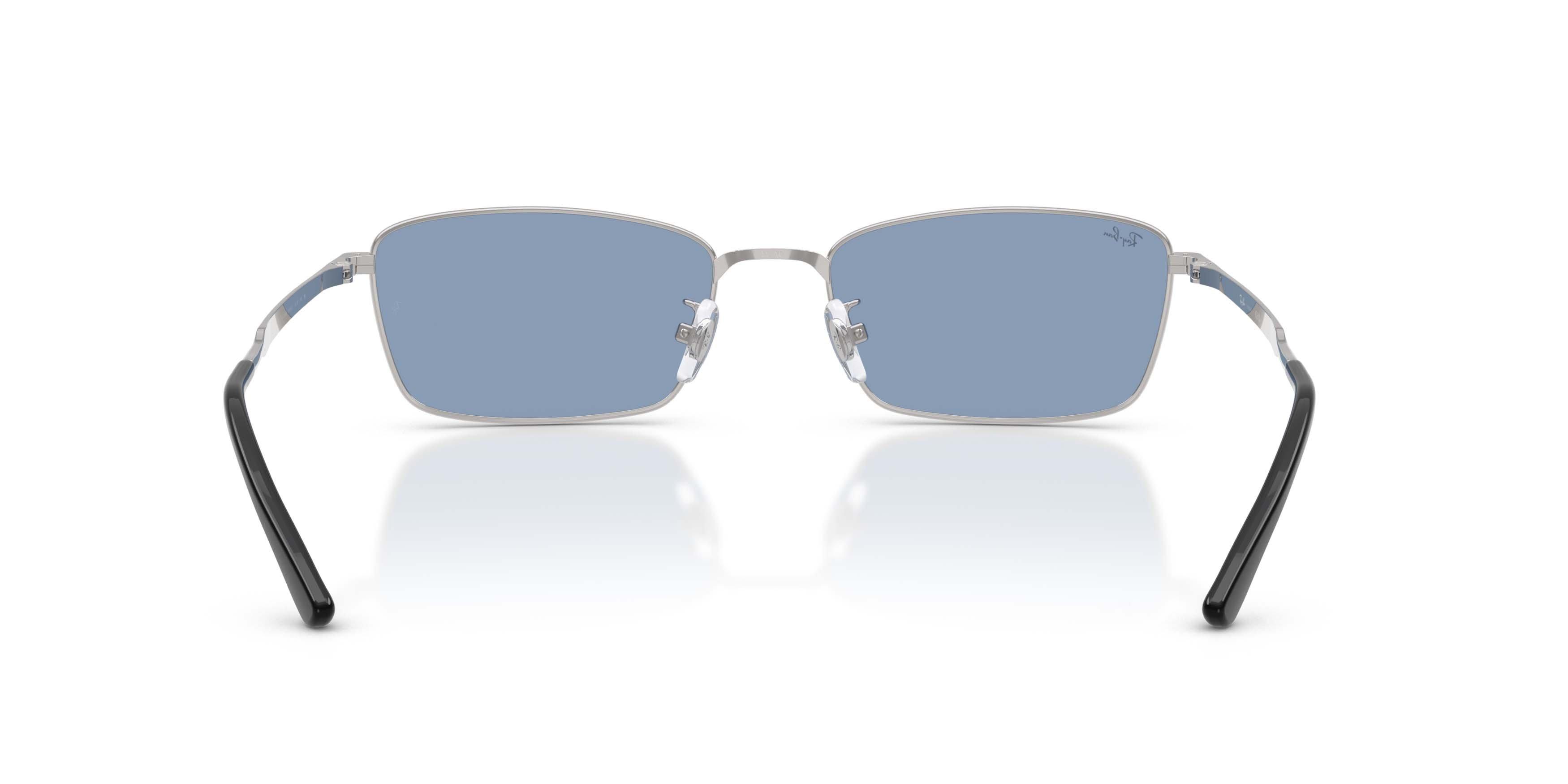 Ray-Ban RB8069D Blue Sunglasses - Silver - SILVER/BLUE