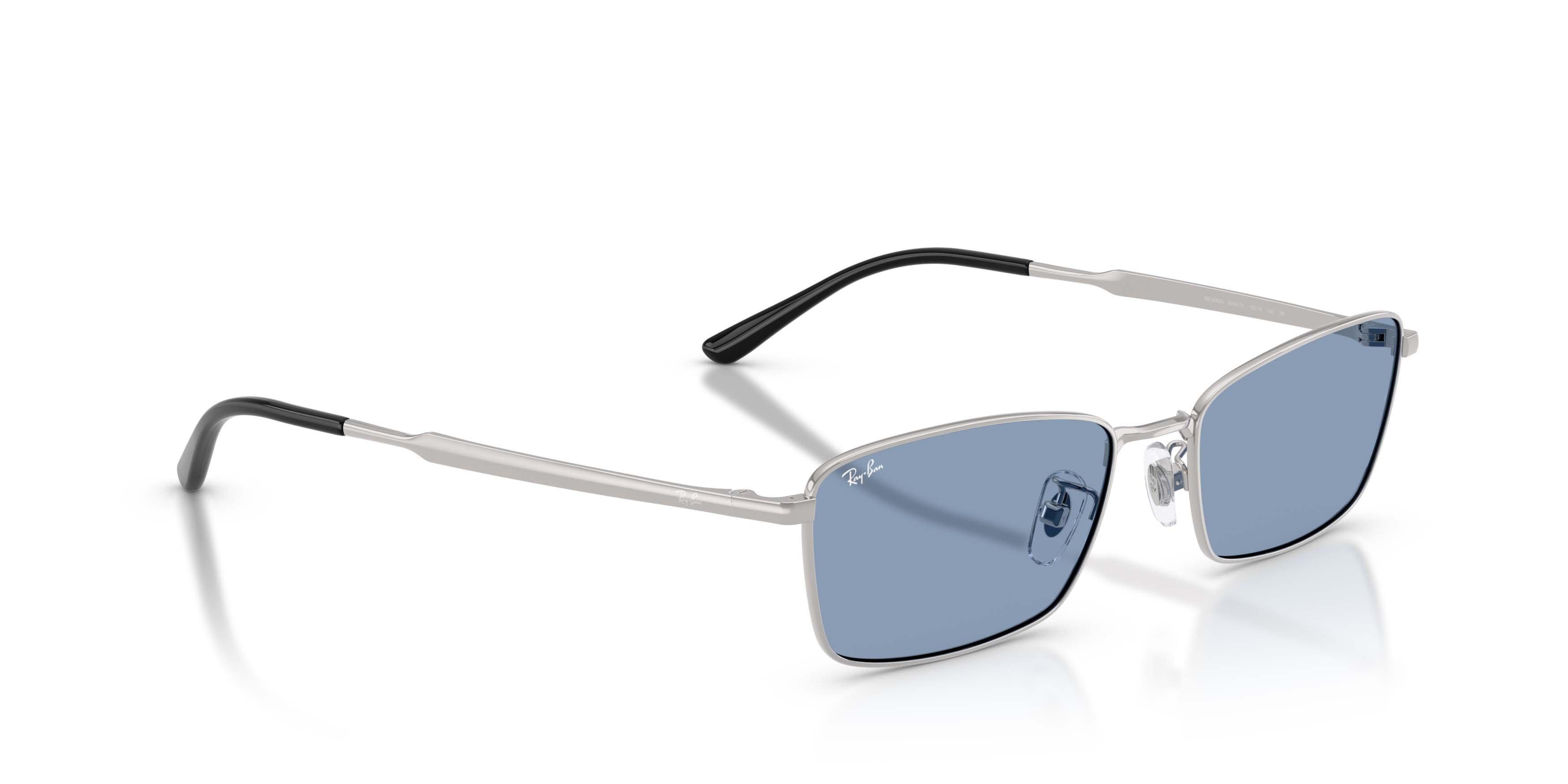Ray-Ban RB8069D Blue Sunglasses - Silver - SILVER/BLUE