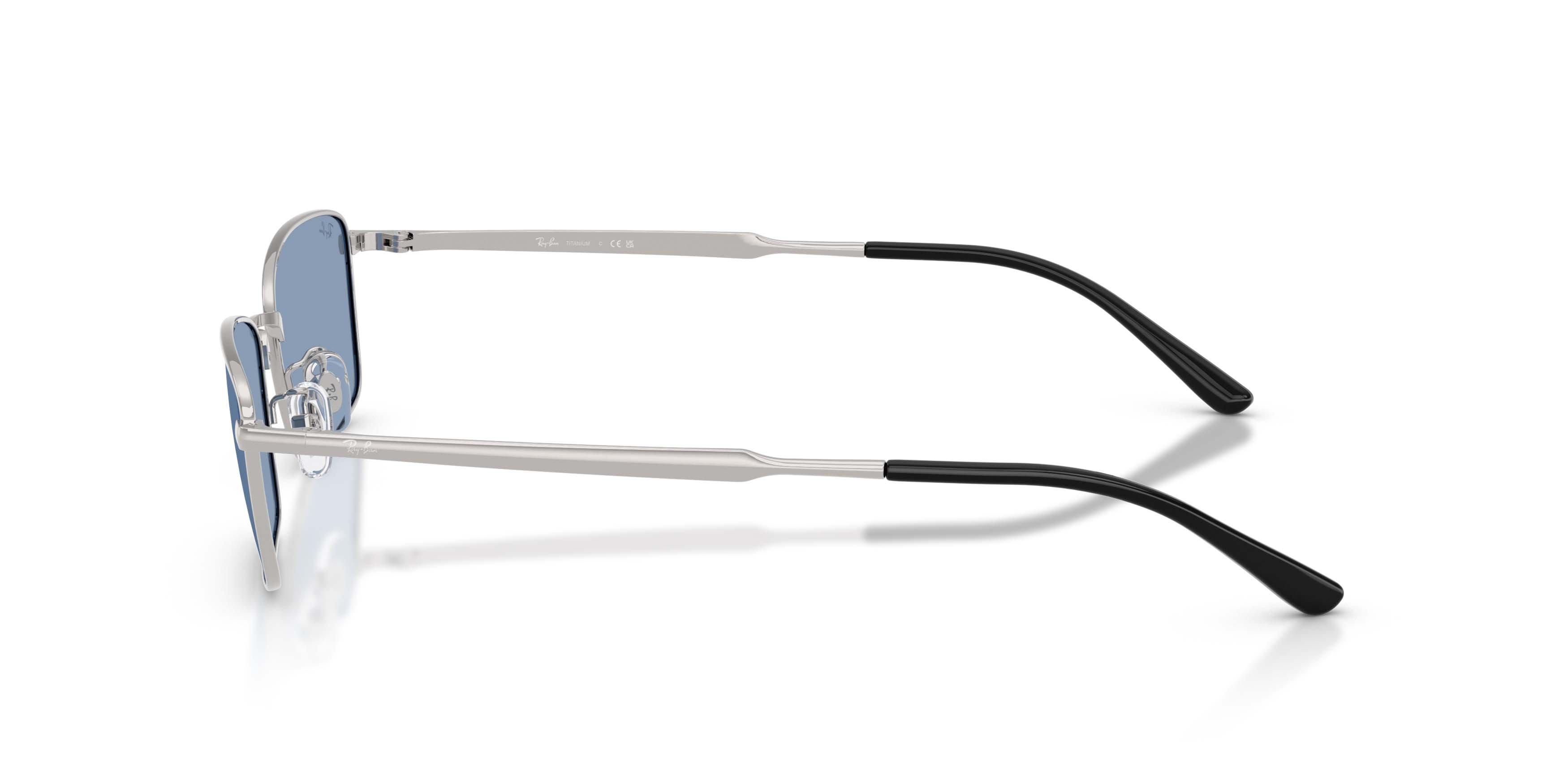 Ray-Ban RB8069D Blue Sunglasses - Silver - SILVER/BLUE