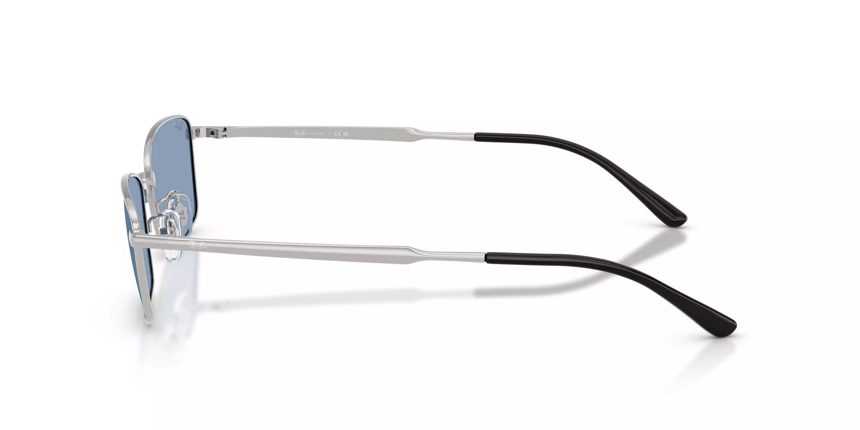 Ray-Ban RB8069D Blue Sunglasses - Silver - SILVER/BLUE