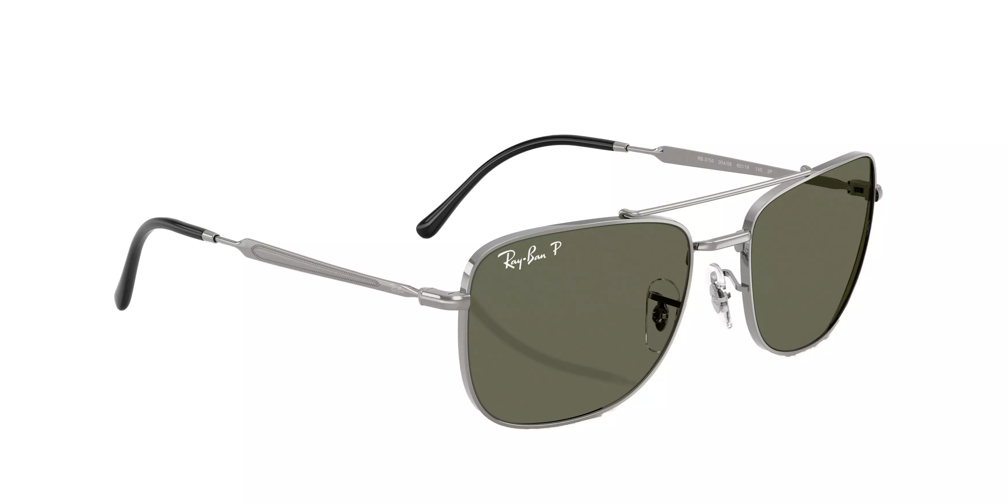 Ray-Ban RB3755 Green Sunglasses - Grey - GREY/GREEN