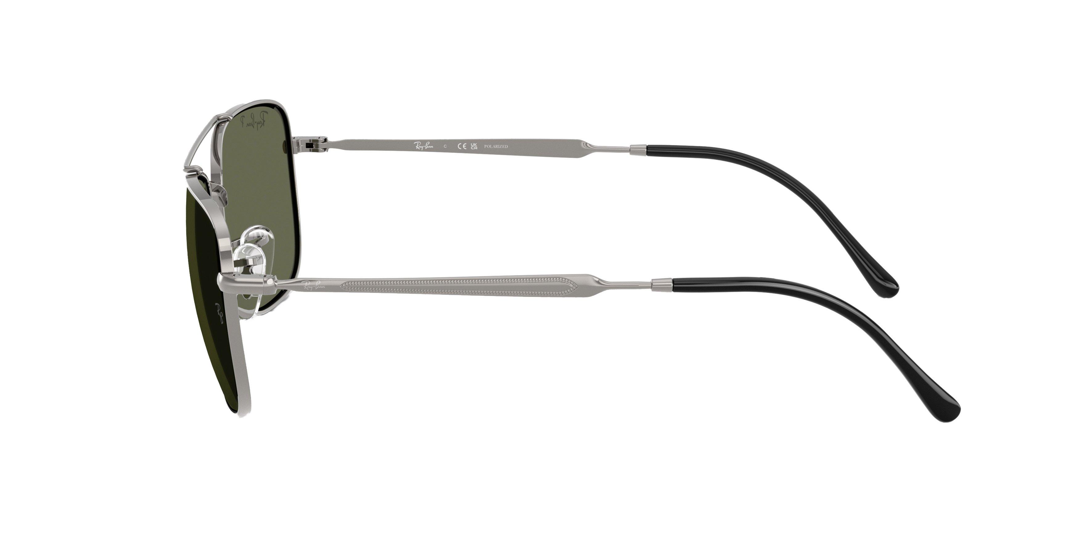 Ray-Ban RB3755 Green Sunglasses - Grey - GREY/GREEN Thumbnail View 6