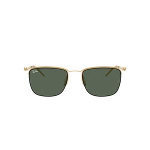 Ray-Ban RB8550 Dark Green Sunglasses - Polished Arista Gold - GOLD/GREEN
