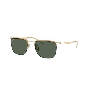 Ray-Ban RB8550 Dark Green Sunglasses - Polished Arista Gold - GOLD/GREEN