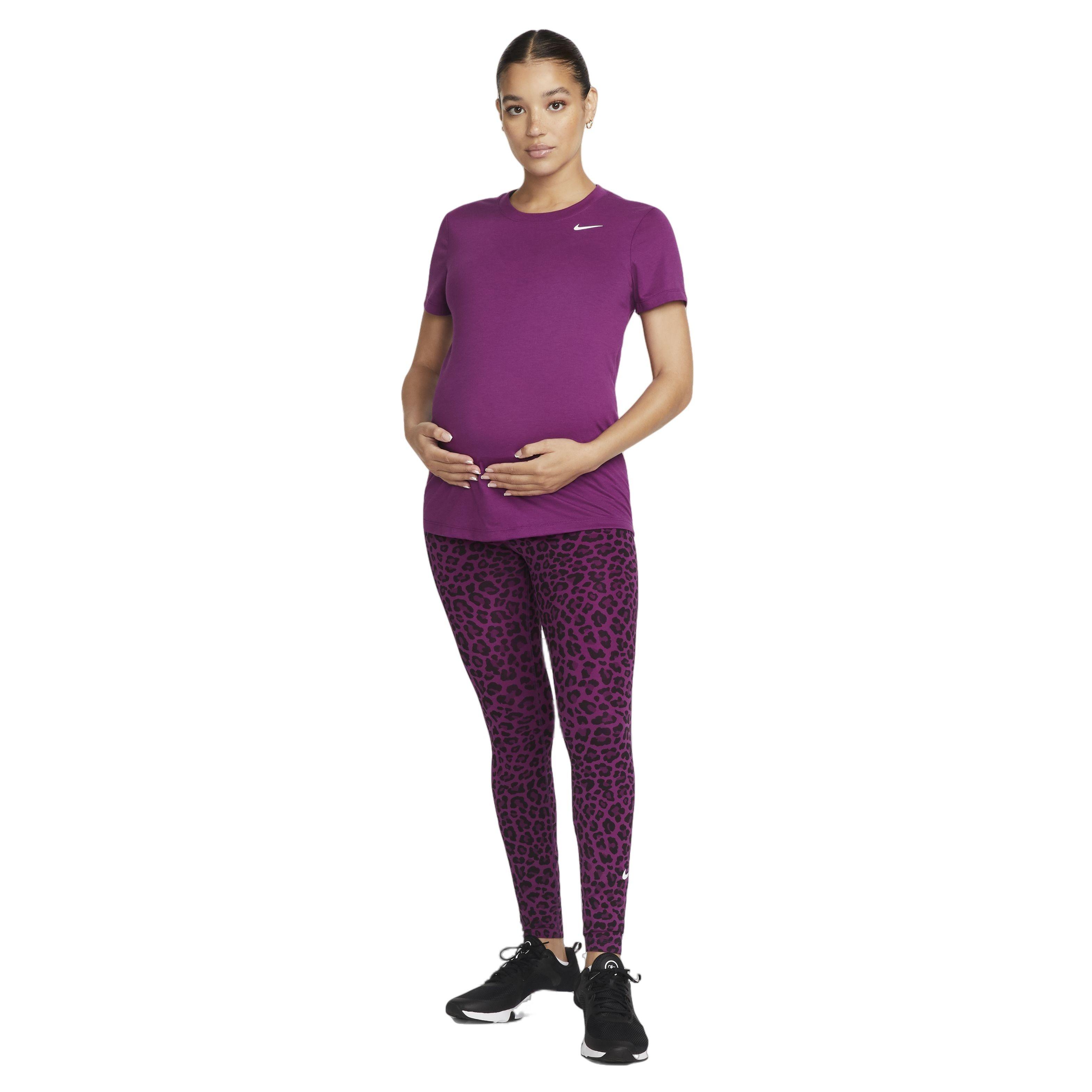 Nike Women's Maternity One Dri-FIT​ High-Rise Printed Tights