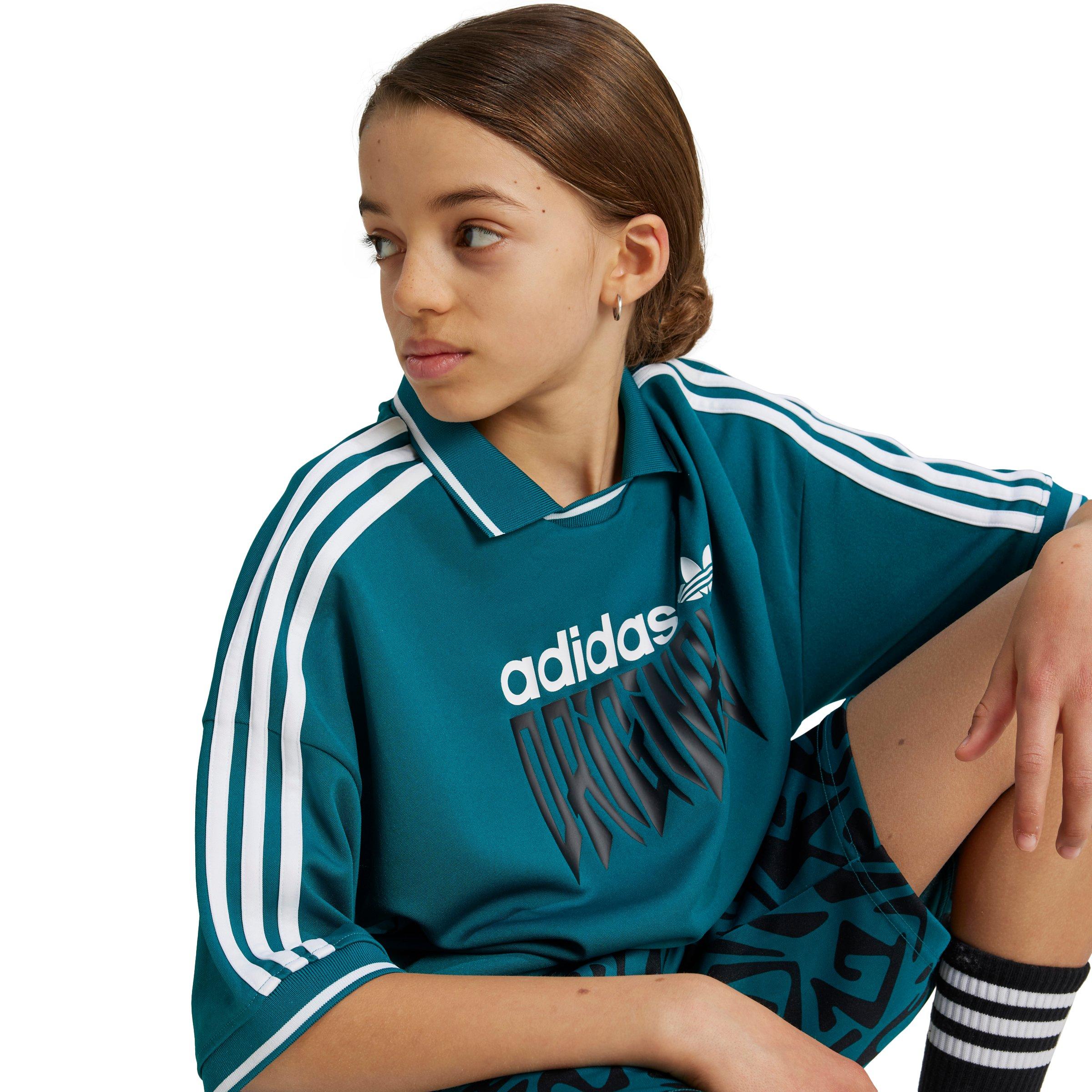 adidas Originals Graphic Jersey Big Kids' Teal T-Shirt