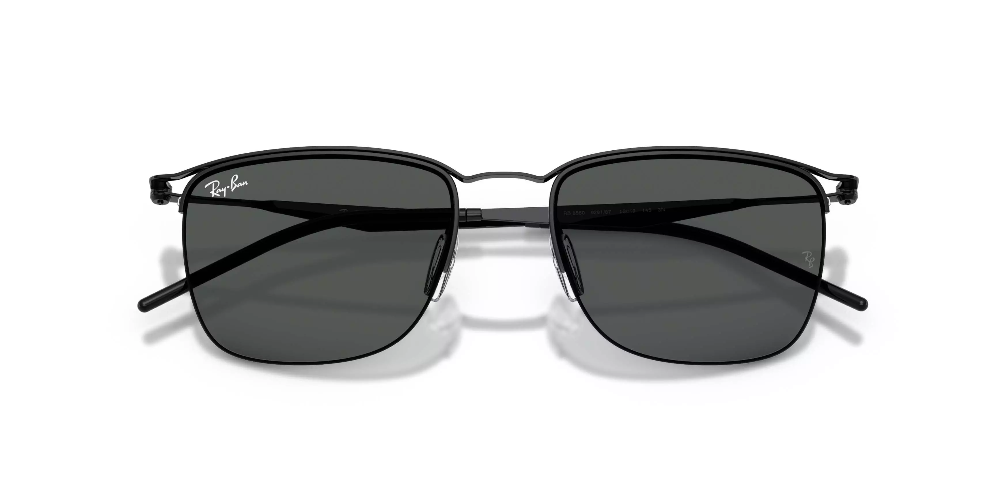 Ray-Ban RB8550 Dark Grey Sunglasses - Black - BLACK/GREY