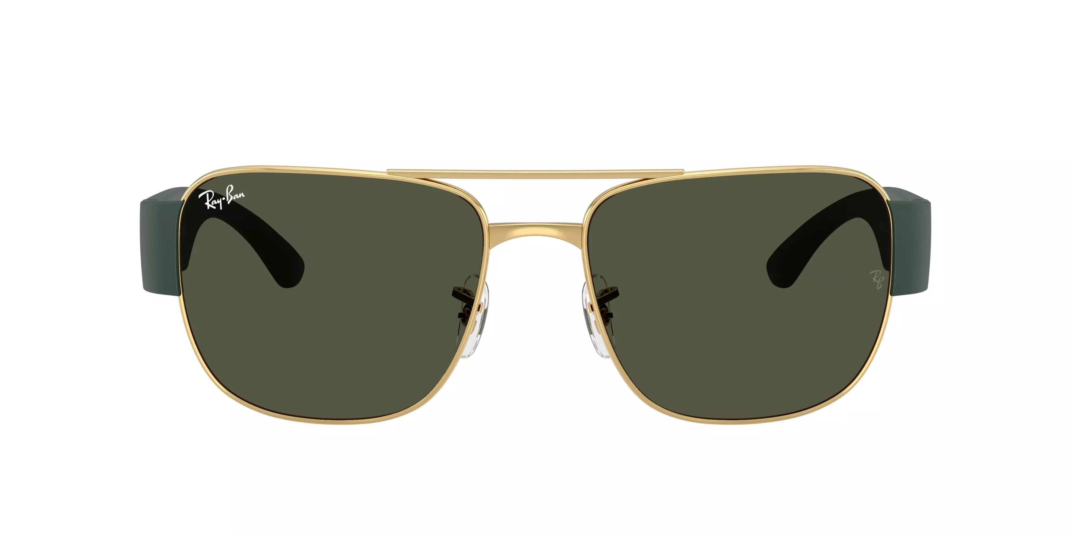 Ray-Ban RB3756 Green Sunglasses - Gold - GOLD/GREEN