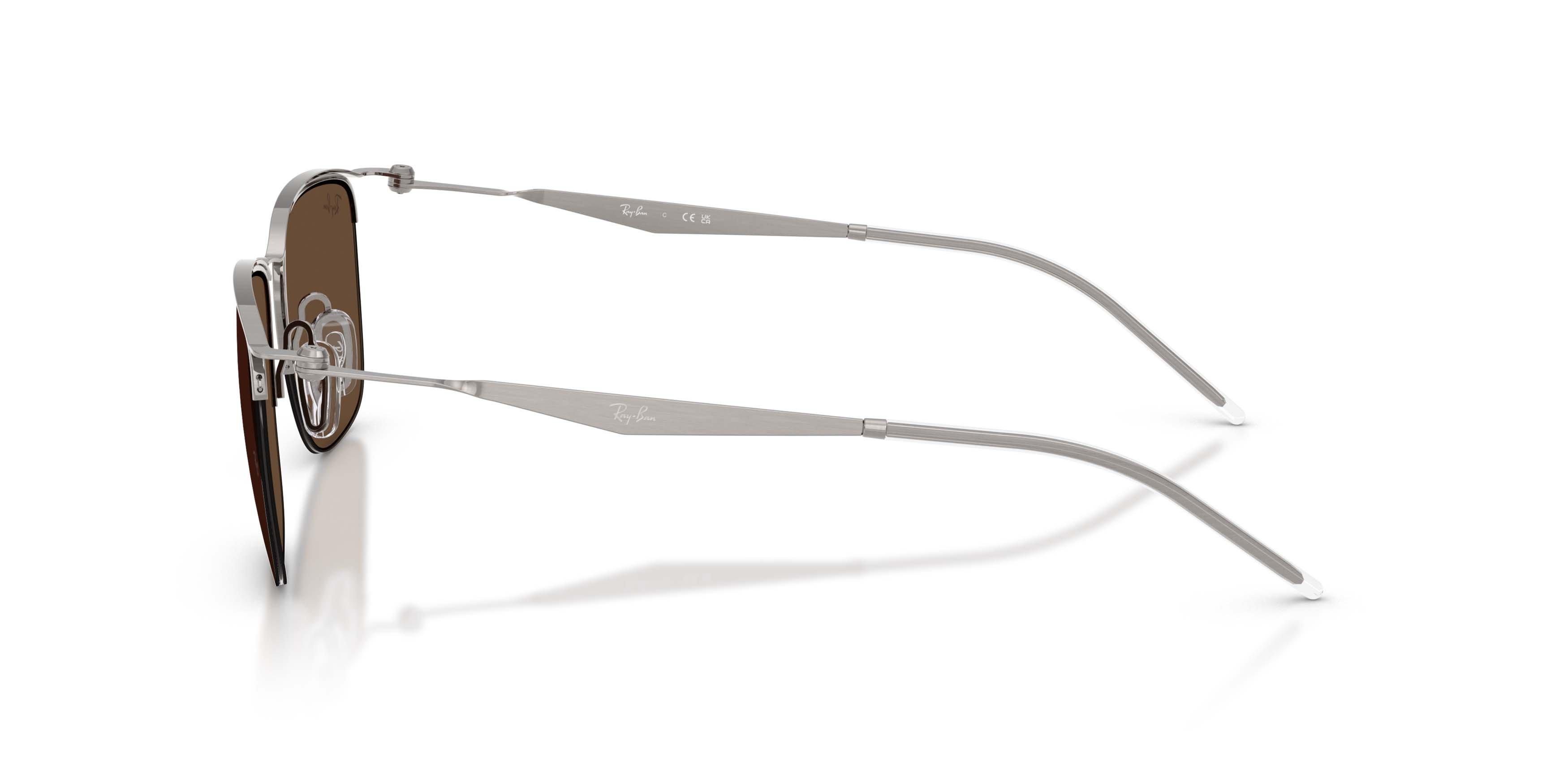 Ray-Ban RB8550 Dark Brown Sunglasses - Gunmetal - GREY/BROWN
