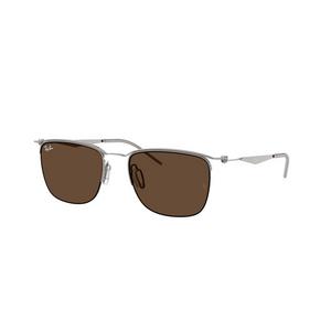 Ray-Ban RB8550 Dark Brown Sunglasses - Gunmetal - GREY/BROWN