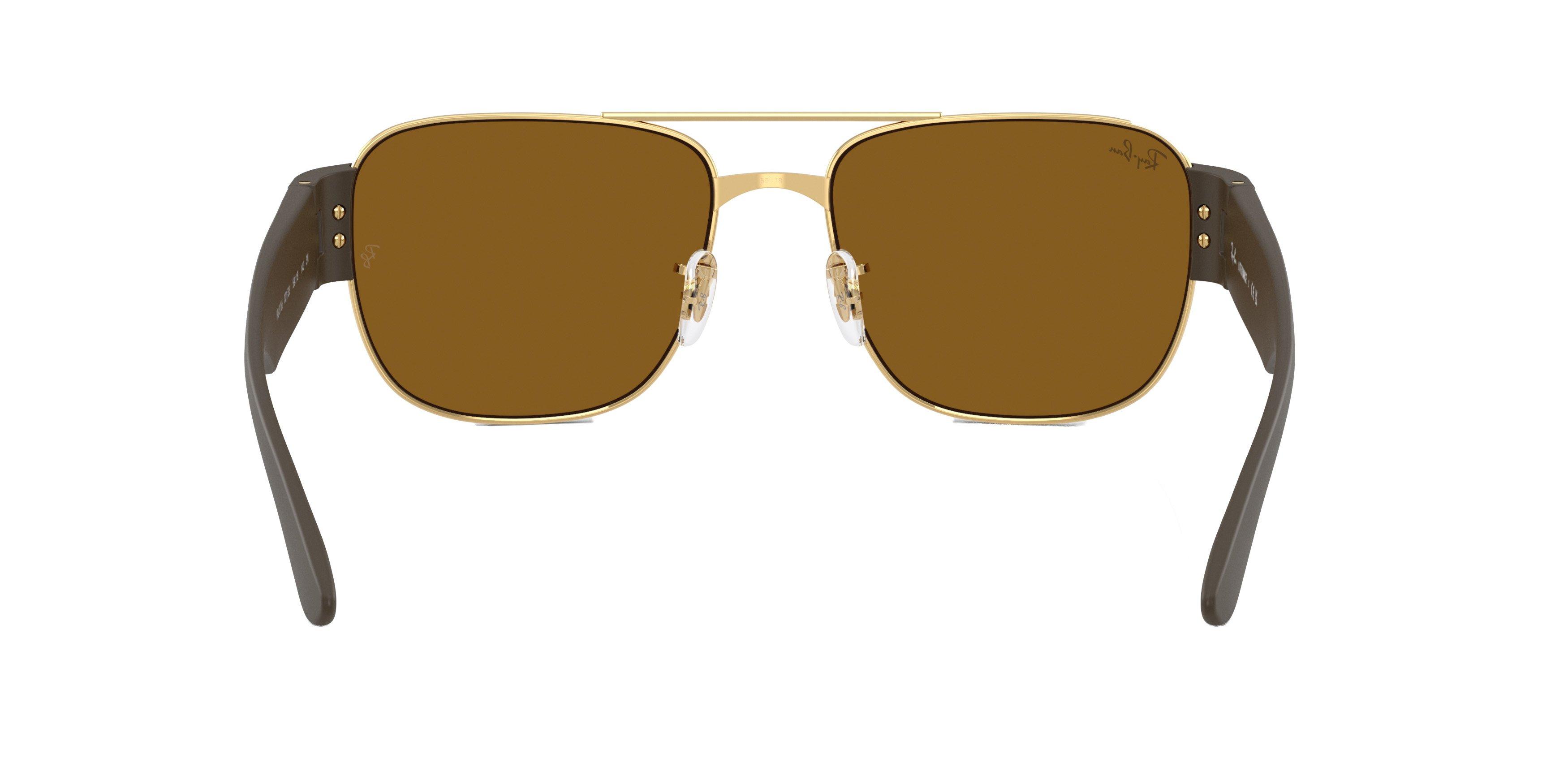 Ray-Ban RB3756 Brown Sunglasses - Gold - GOLD/BROWN Thumbnail View 2