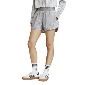 adidas Originals Women's Poplin Shorts - Grey/Black