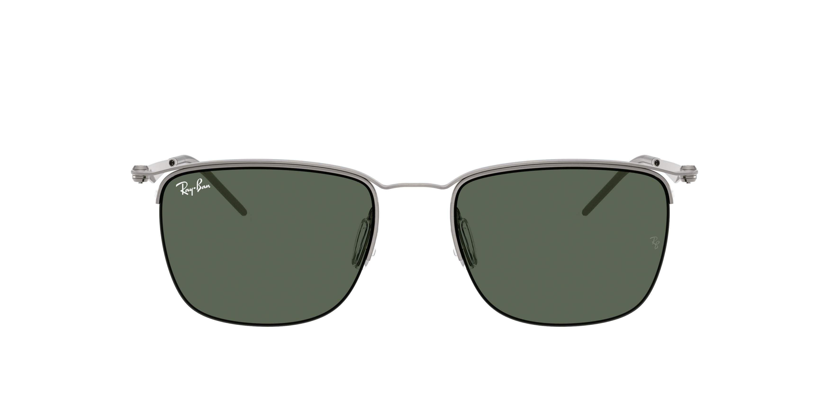 Ray-Ban RB8550 Dark Green Sunglasses - Gunmetal - GREY/GREEN
