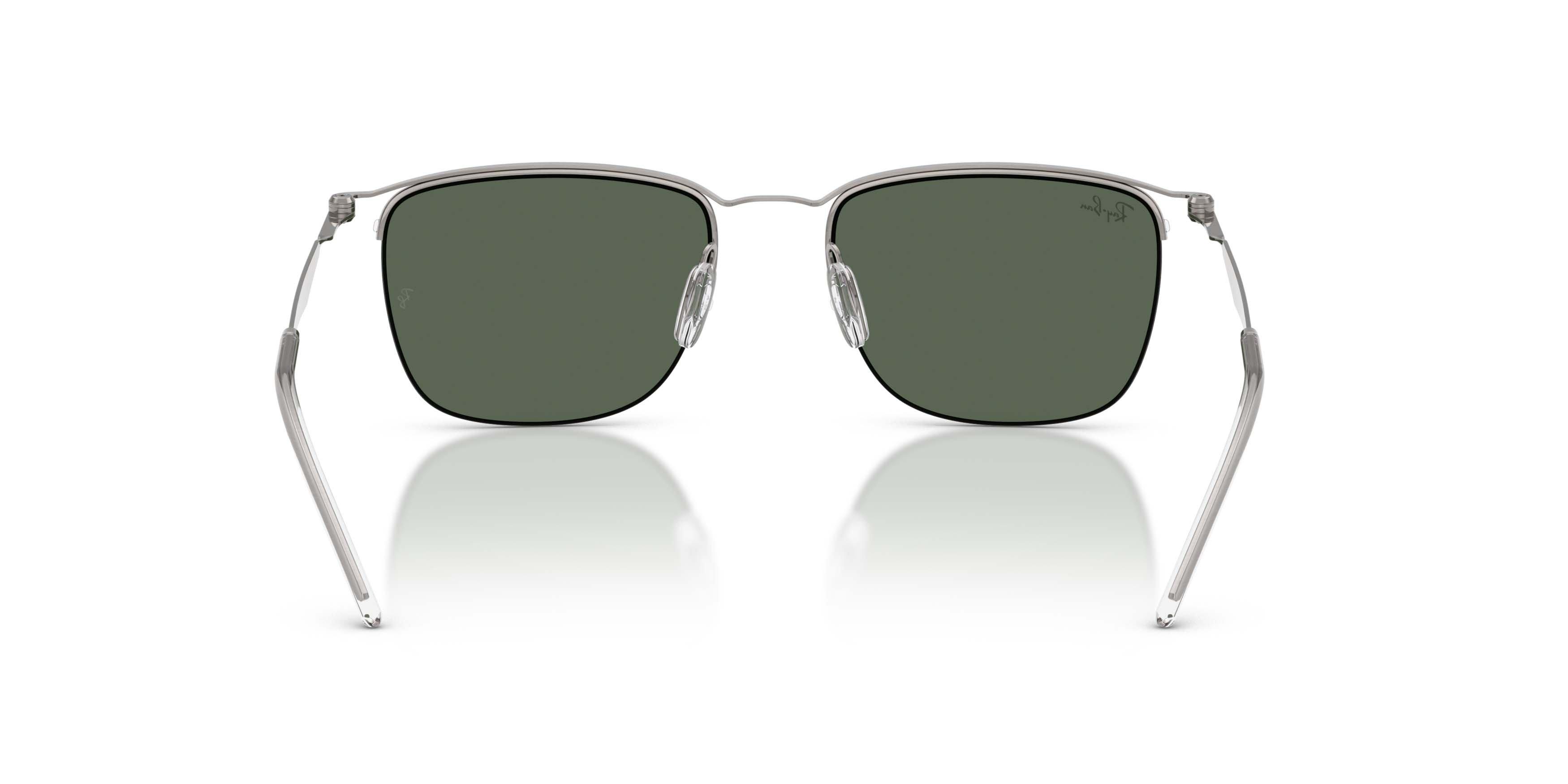 Ray-Ban RB8550 Dark Green Sunglasses - Gunmetal - GREY/GREEN