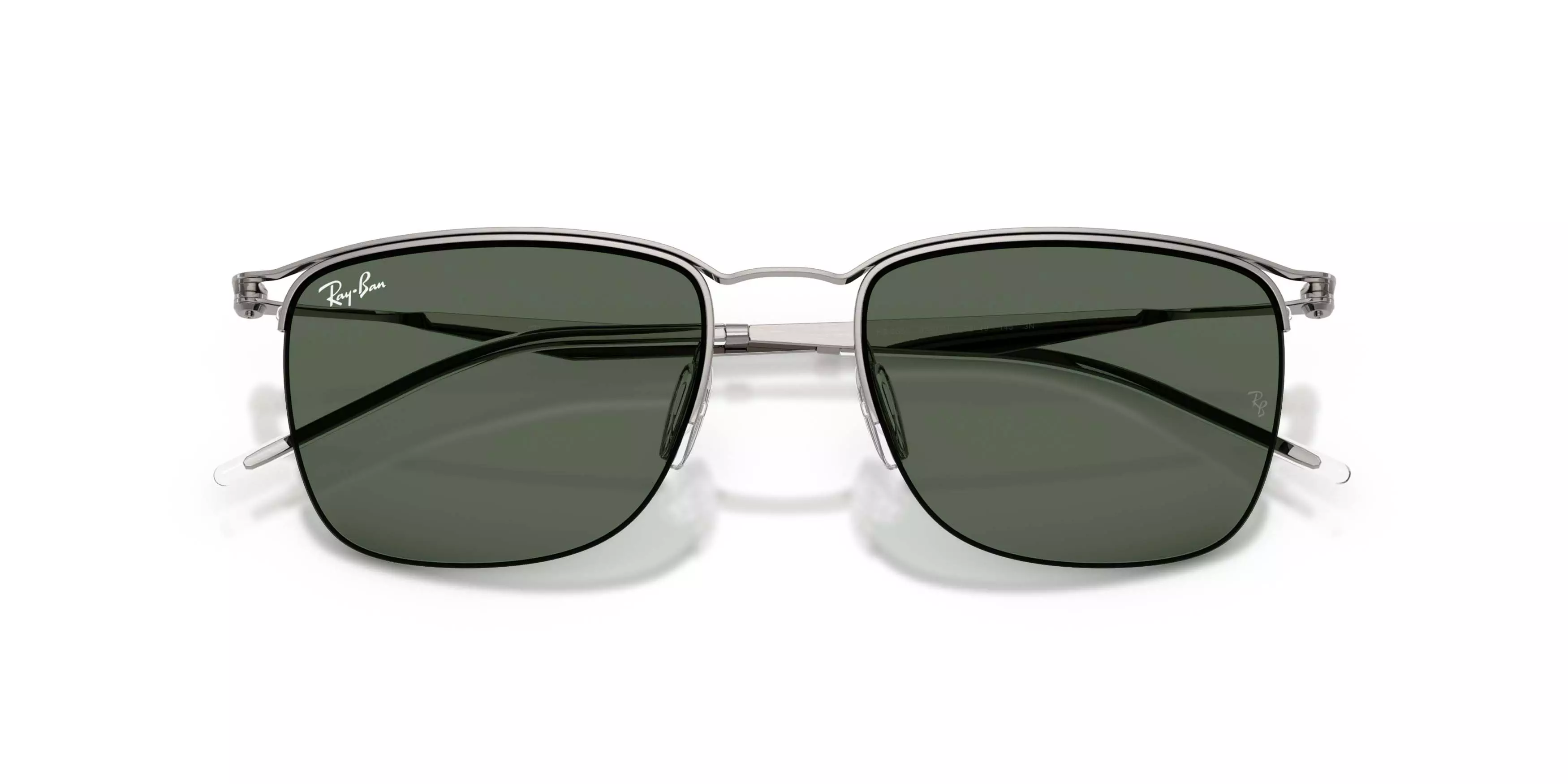 Ray-Ban RB8550 Dark Green Sunglasses - Gunmetal - GREY/GREEN