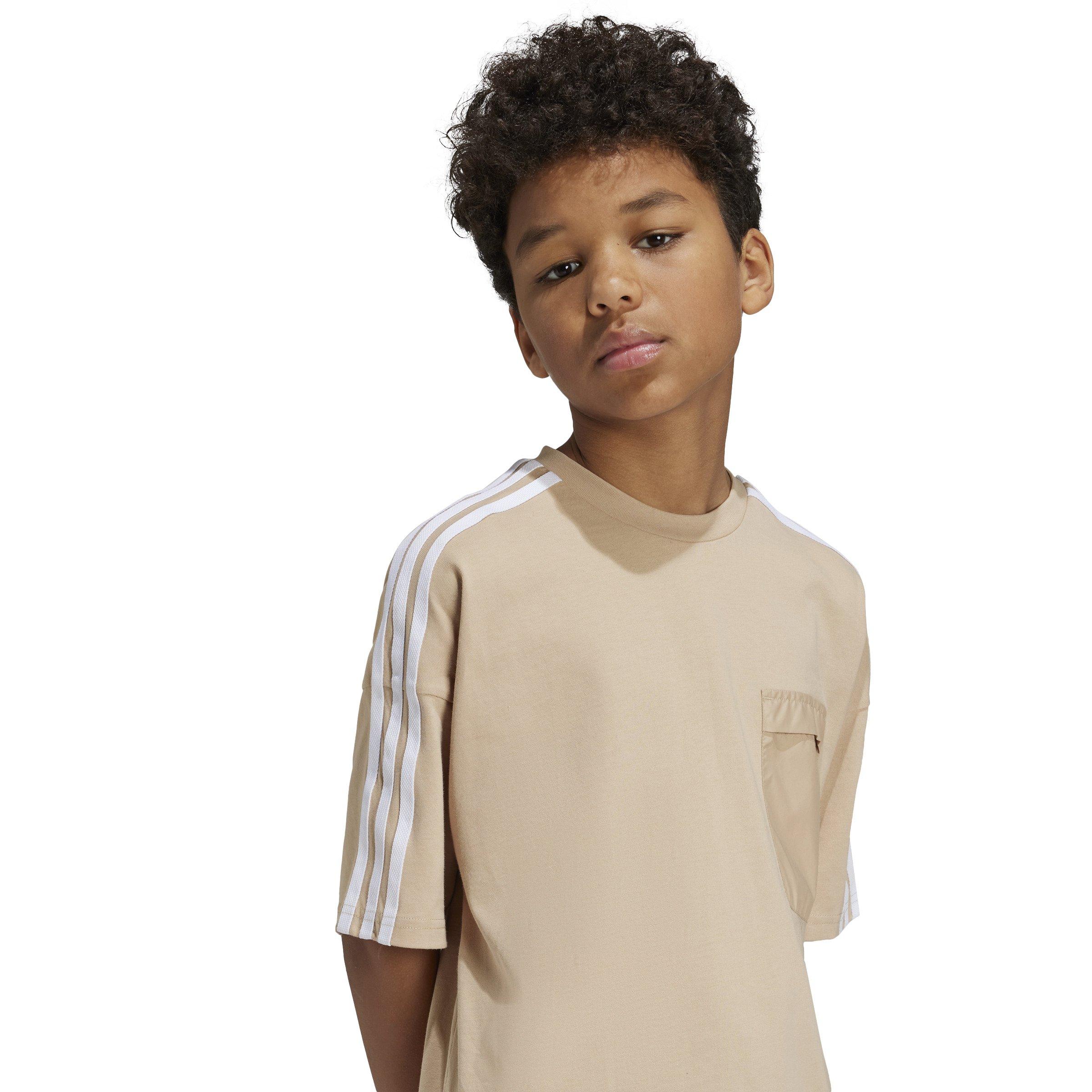 adidas Originals Big Kids' Beige T-Shirt