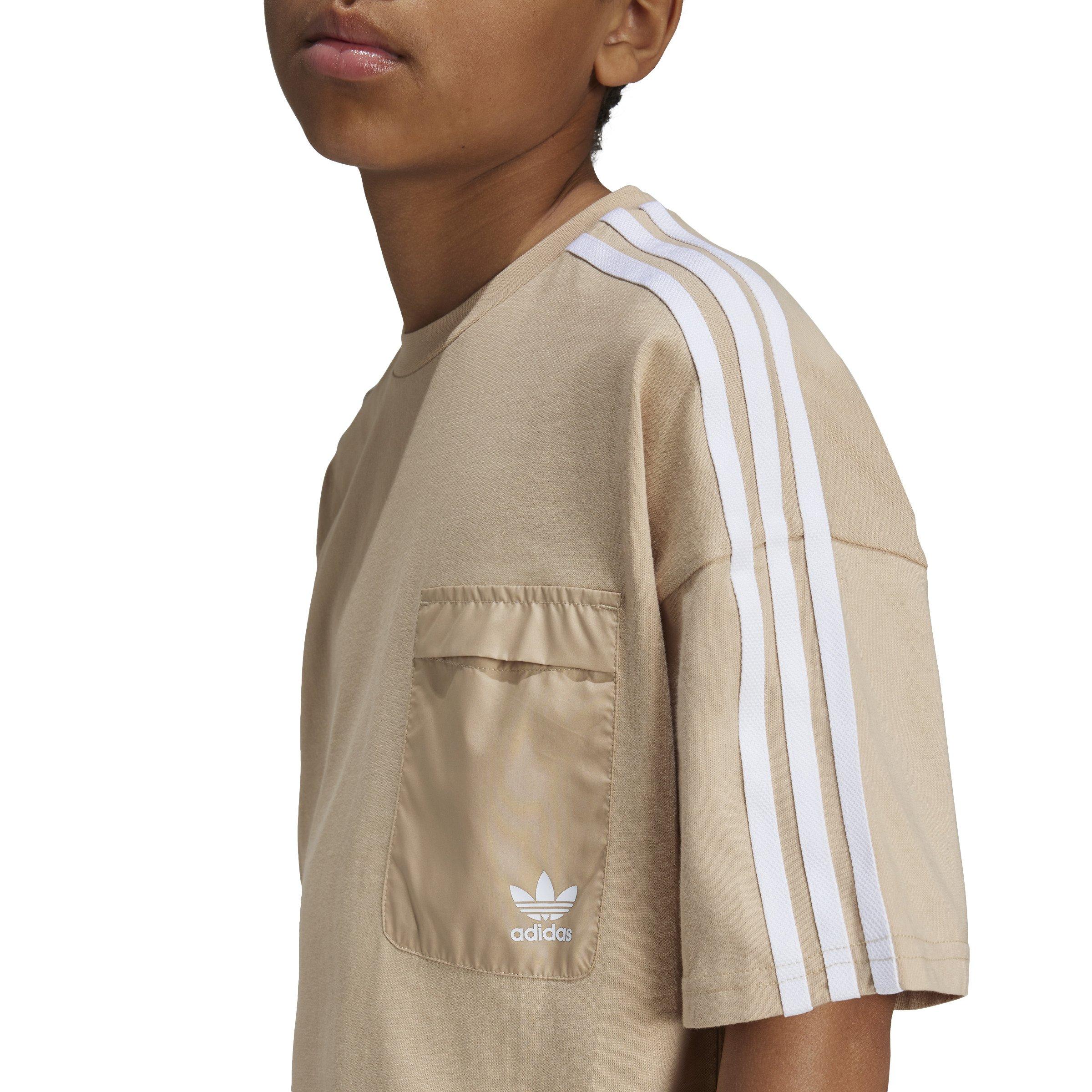 adidas Originals Big Kids' Beige T-Shirt