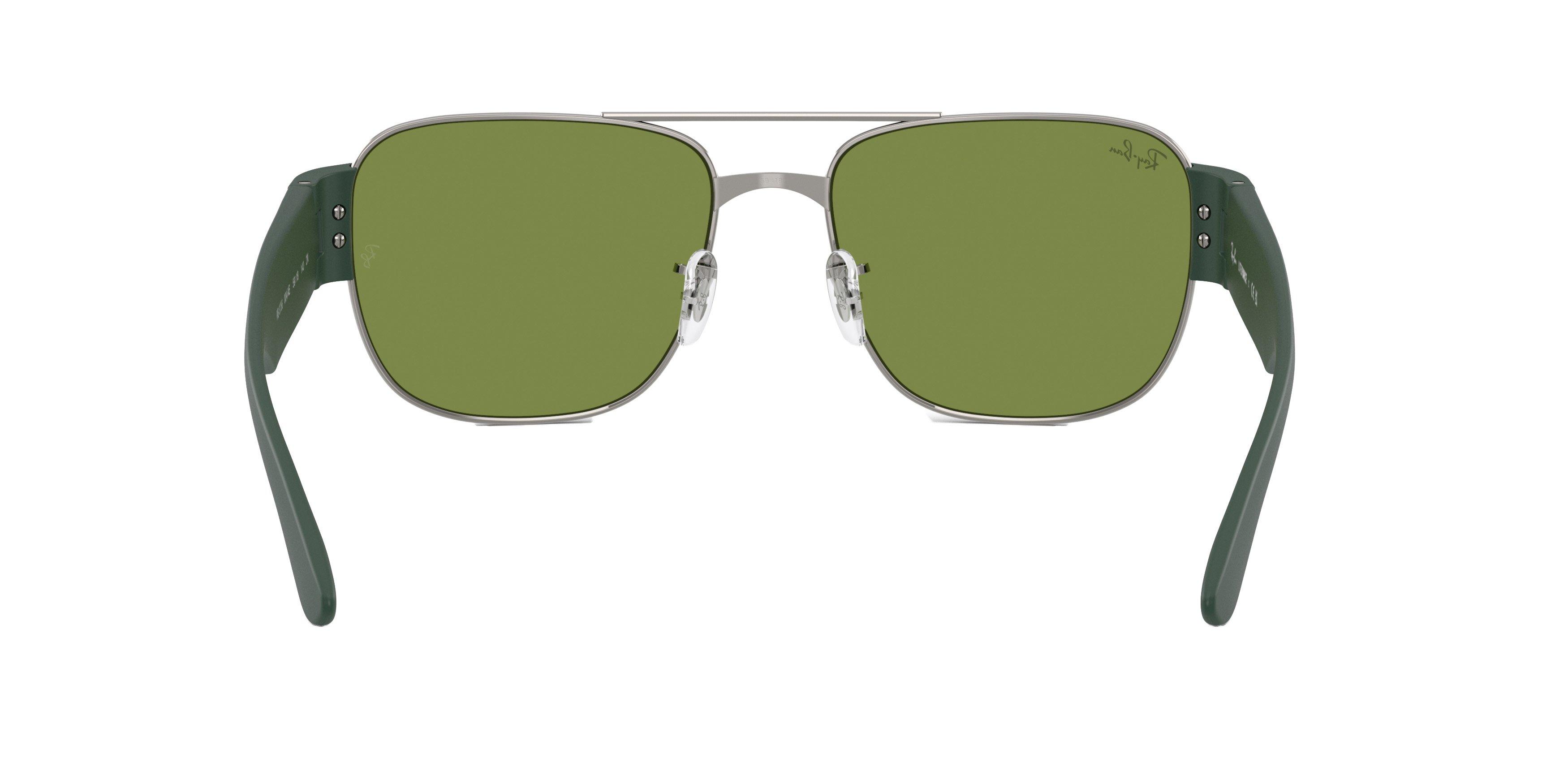 Ray-Ban RB3756 Green Sunglasses - Gunmetal - GREY/GREEN Thumbnail View 2