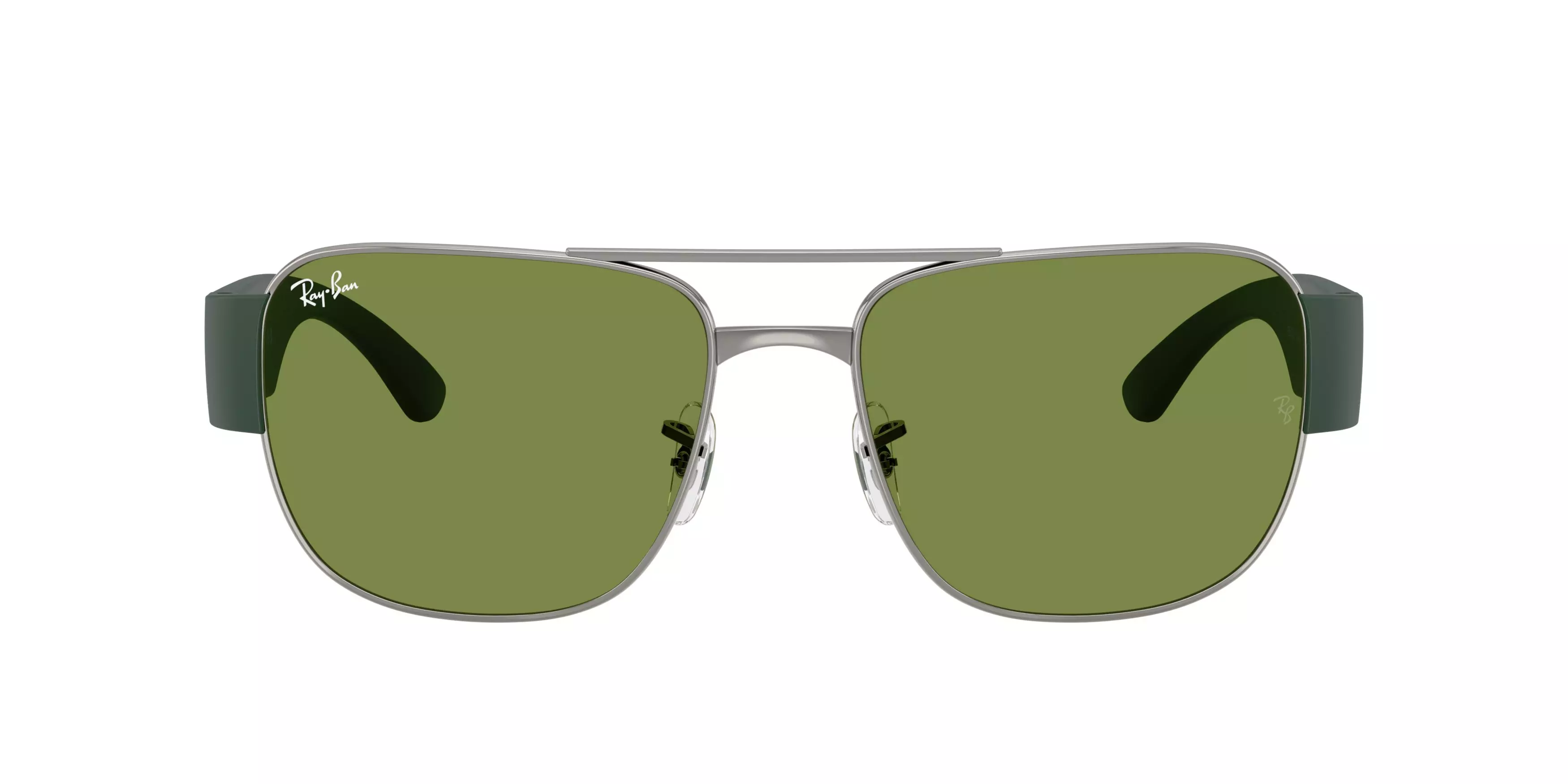Ray-Ban RB3756 Green Sunglasses - Gunmetal - GREY/GREEN