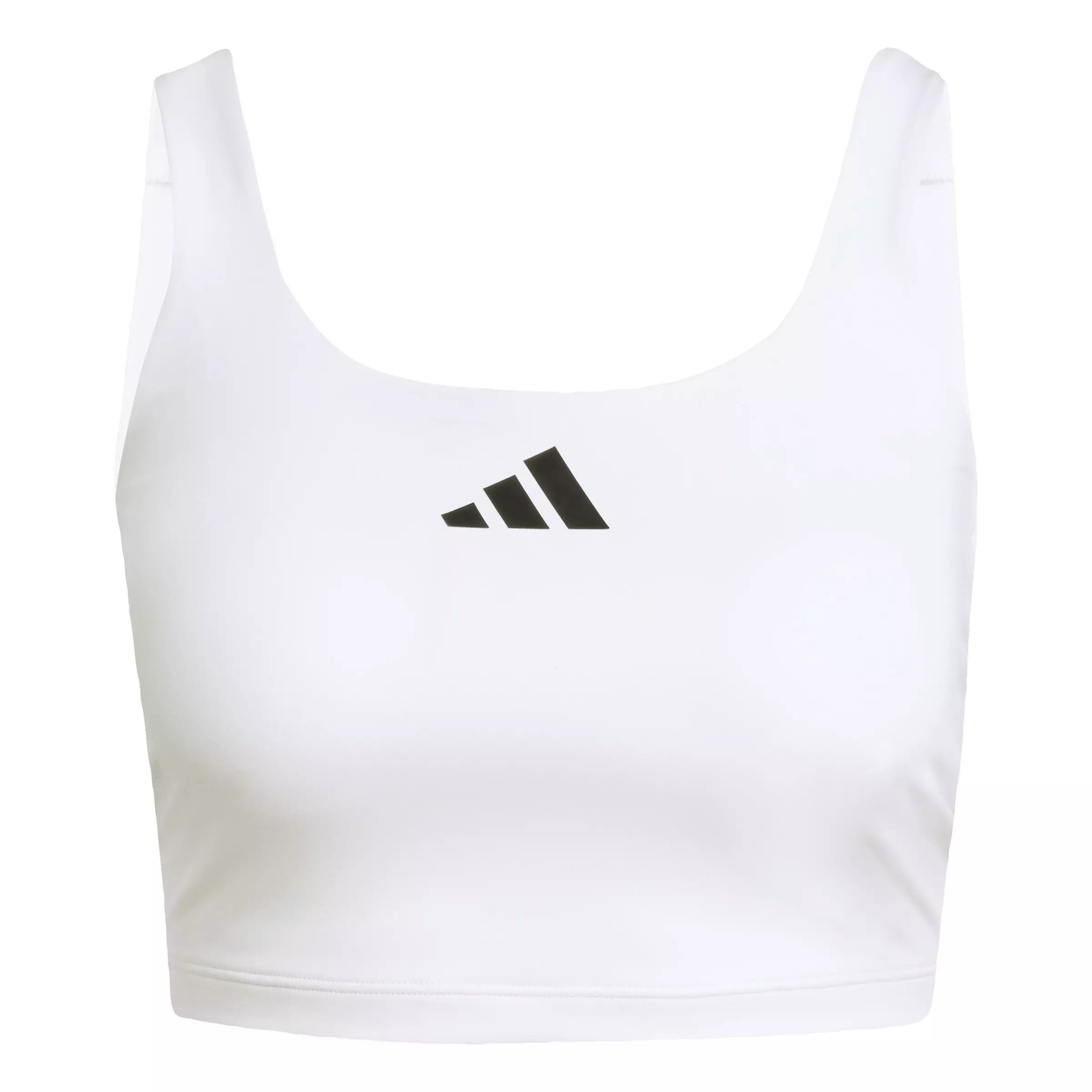 adidas Women's Power Light Support Bra Tank Top - White - WHITE