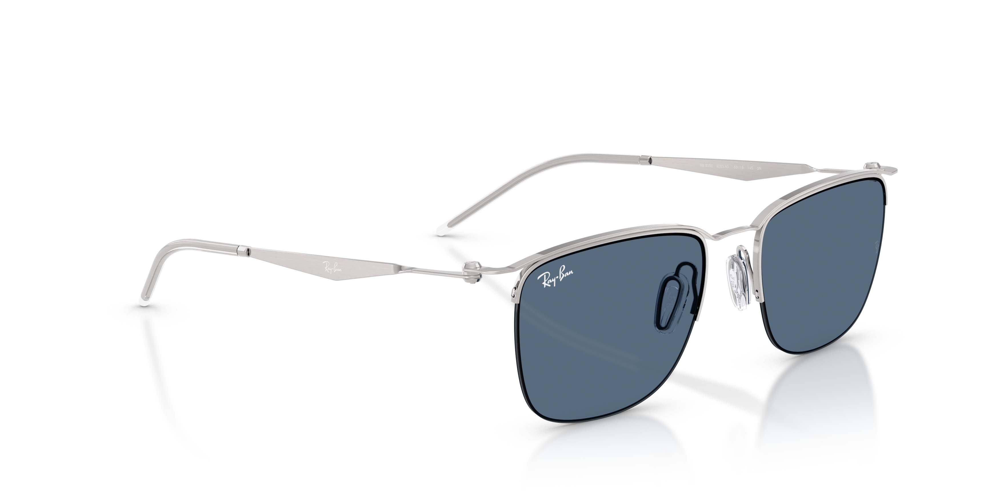 Ray-Ban RB8550 Blue Sunglasses - Silver - SILVER/BLUE