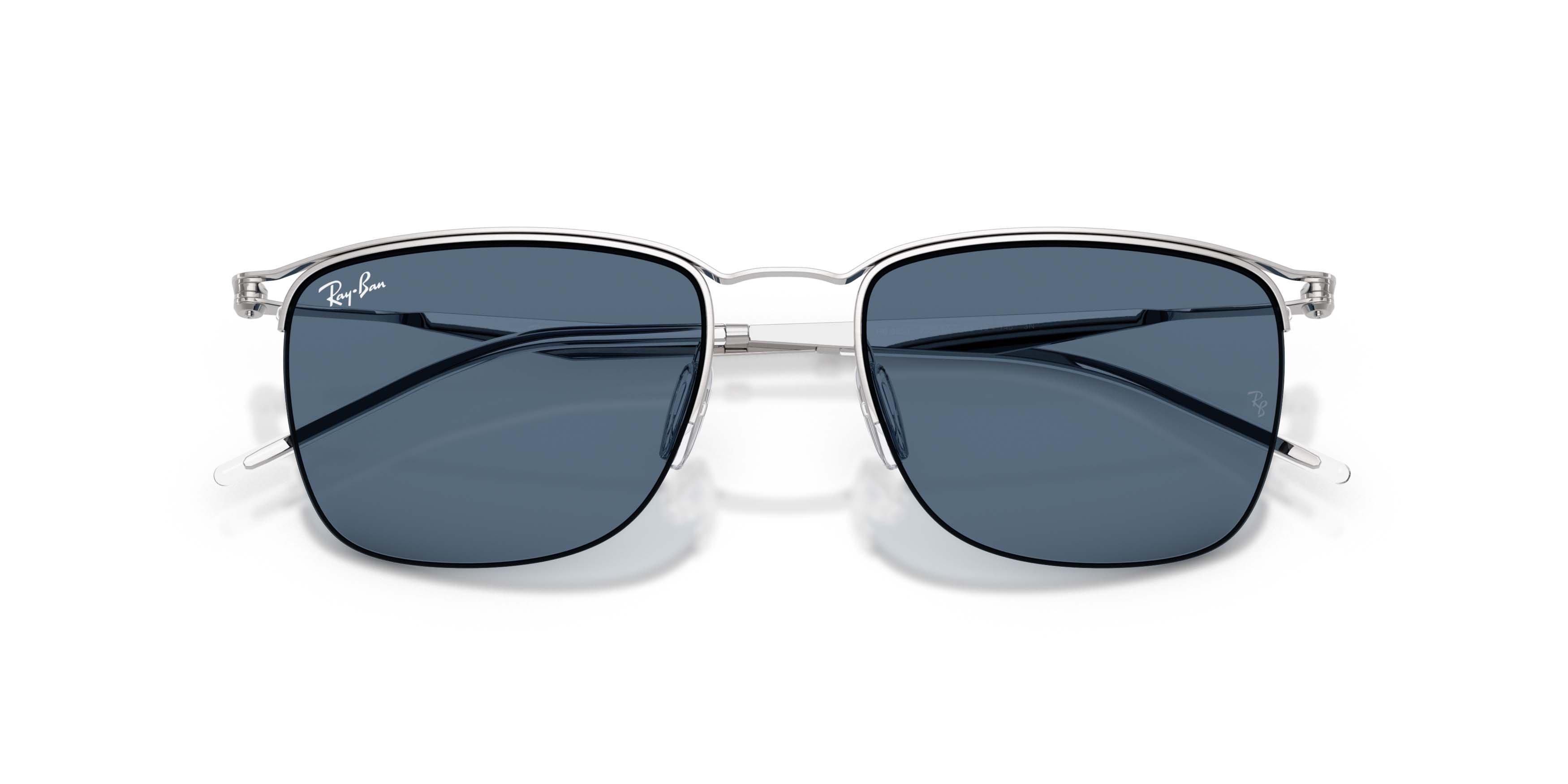Ray-Ban RB8550 Blue Sunglasses - Silver - SILVER/BLUE