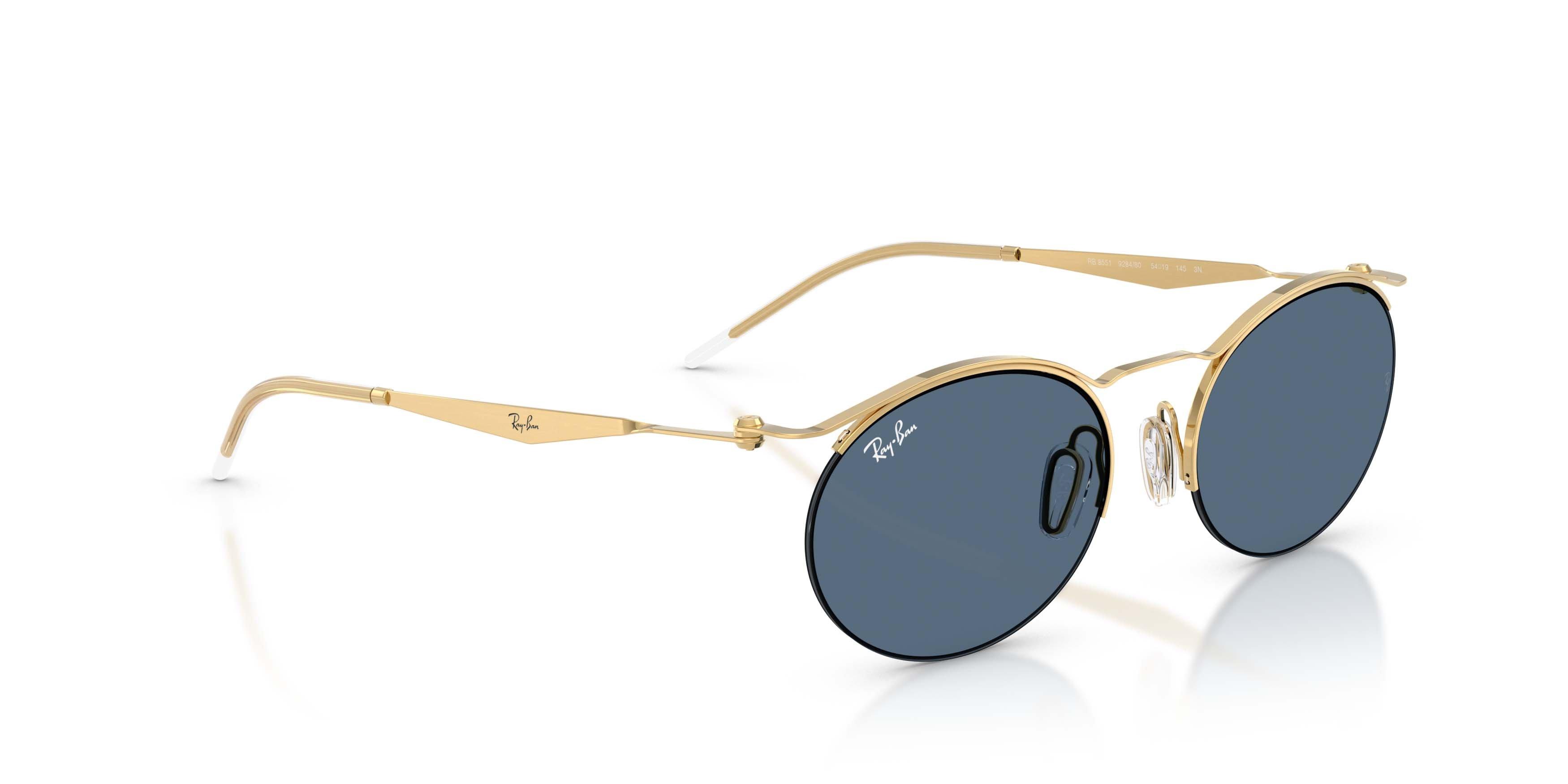 Ray-Ban RB8551 Blue Sunglasses - Polished Arista Gold - GOLD/ROYAL