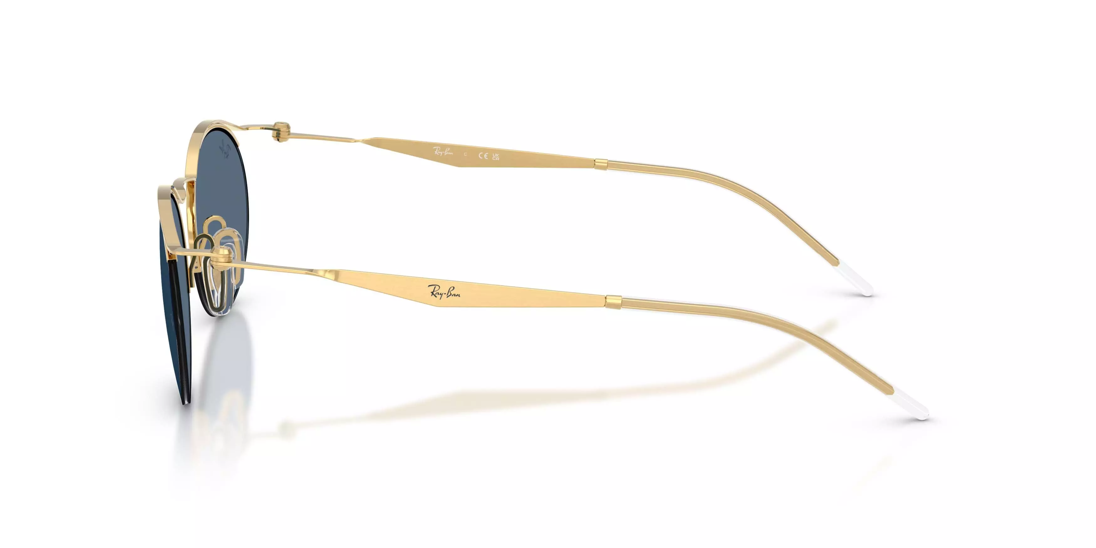Ray-Ban RB8551 Blue Sunglasses - Polished Arista Gold - GOLD/ROYAL