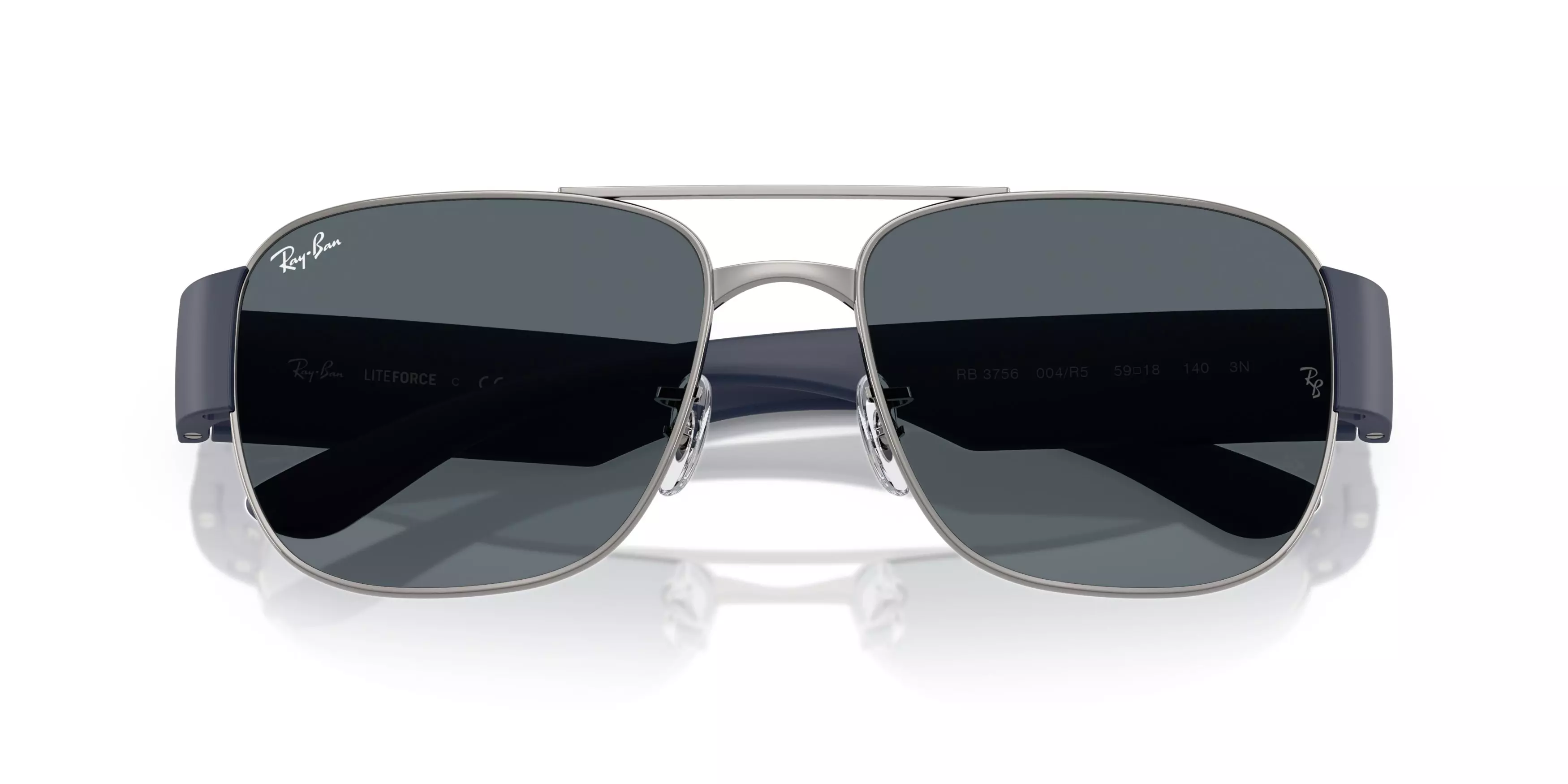 Ray-Ban RB3756 Blue Sunglasses - Gunmetal - GREY