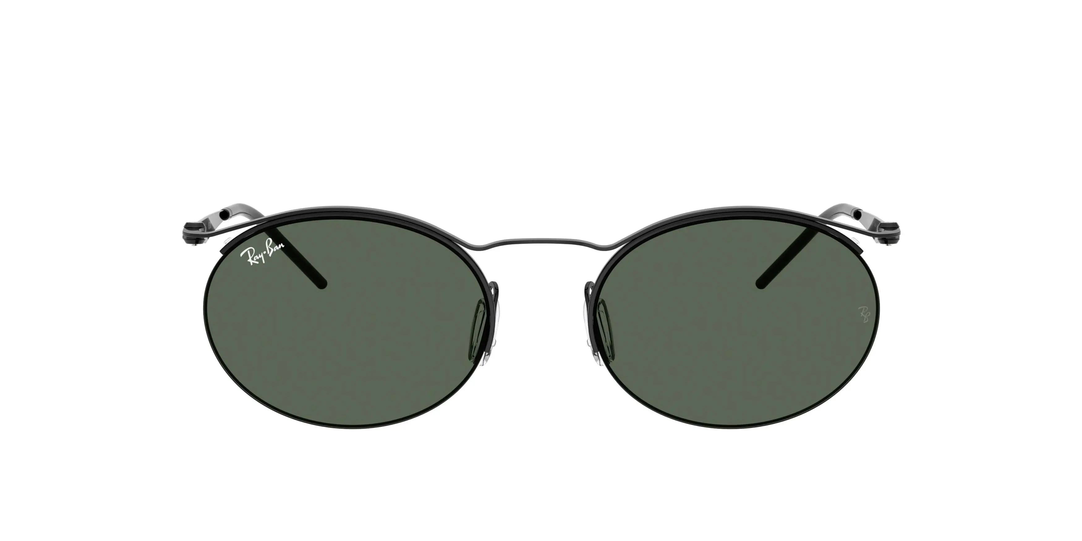 Ray-Ban RB8551 Dark Green Sunglasses - Black - DK GREY