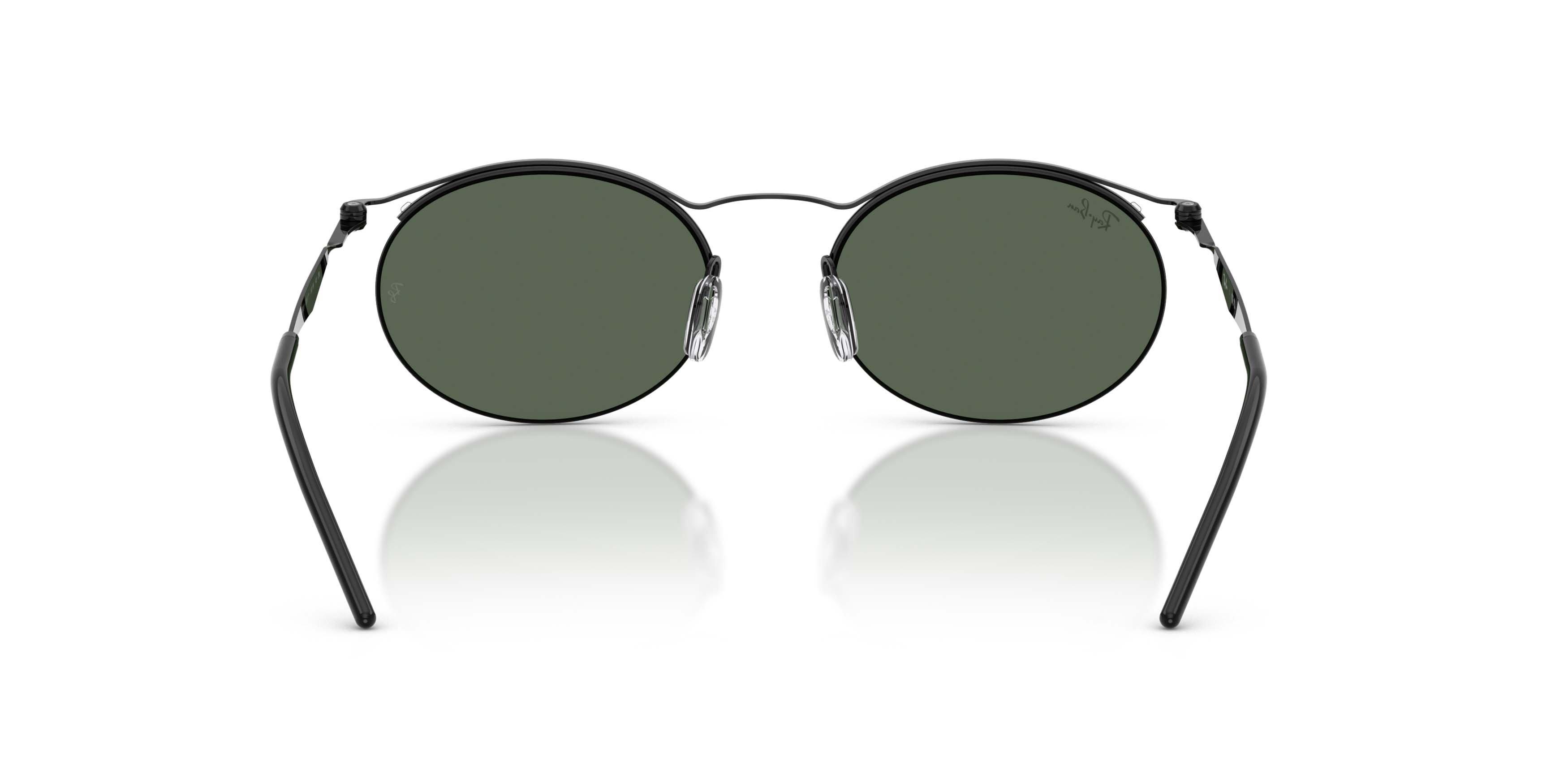 Ray-Ban RB8551 Dark Green Sunglasses - Black - DK GREY