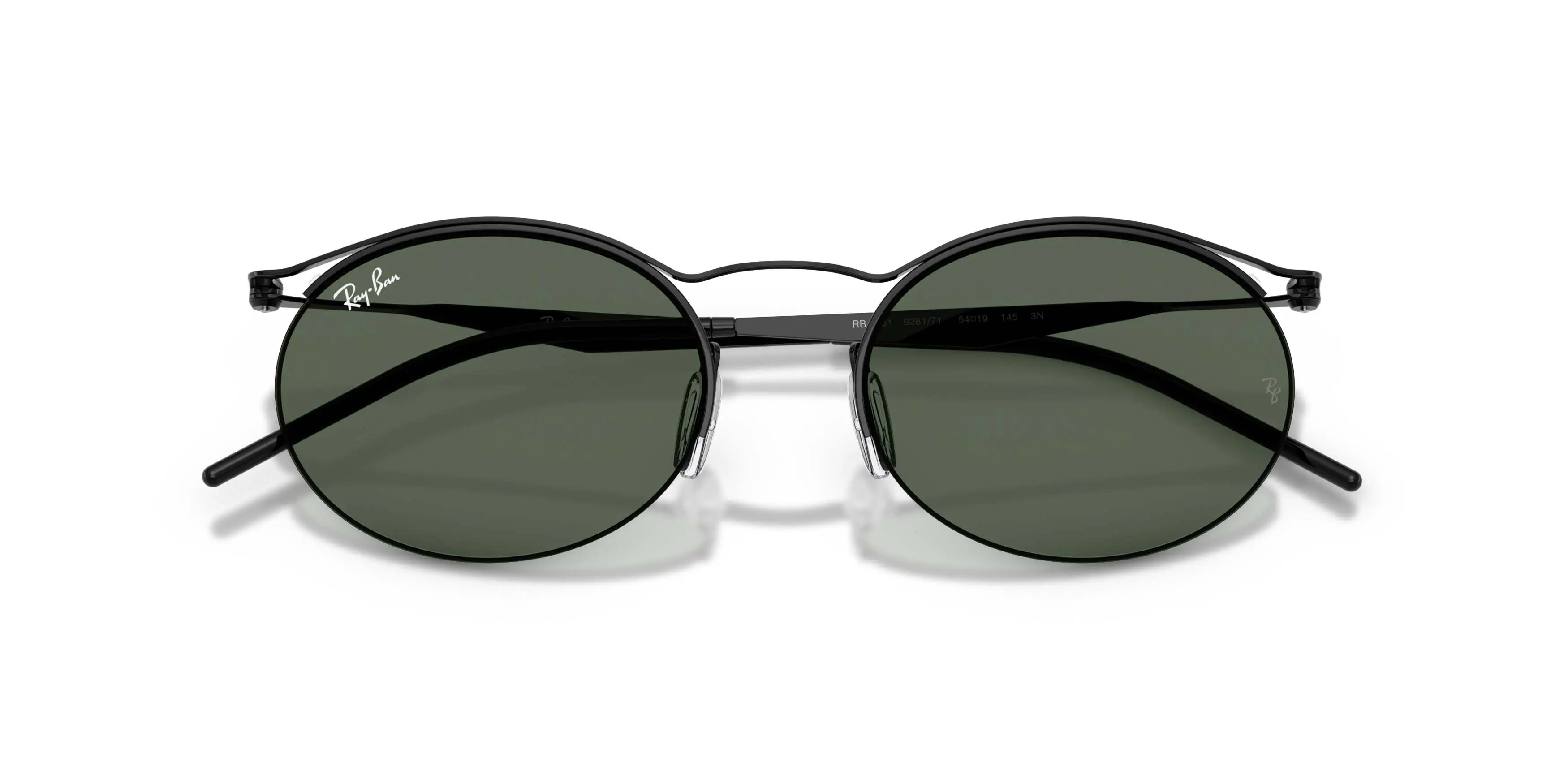 Ray-Ban RB8551 Dark Green Sunglasses - Black - DK GREY