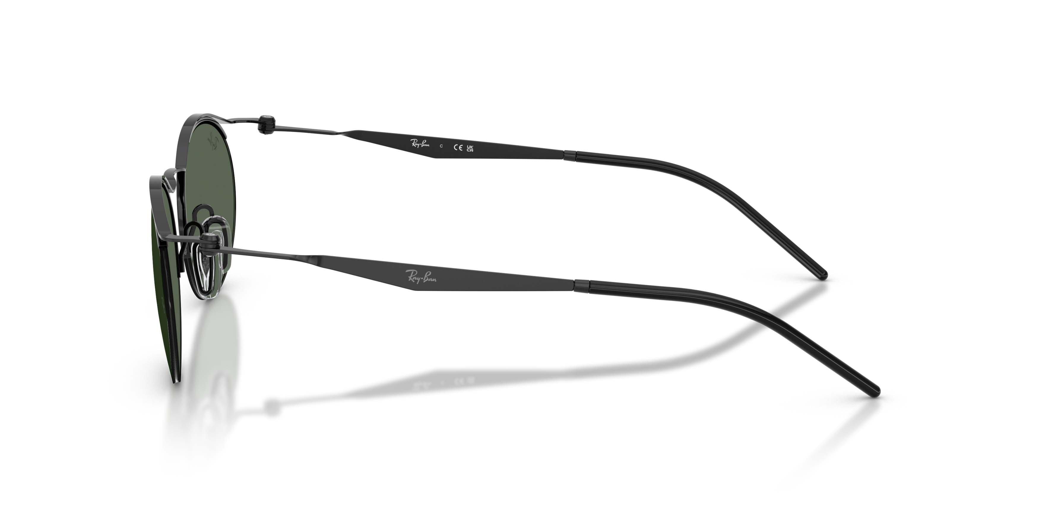 Ray-Ban RB8551 Dark Green Sunglasses - Black - DK GREY