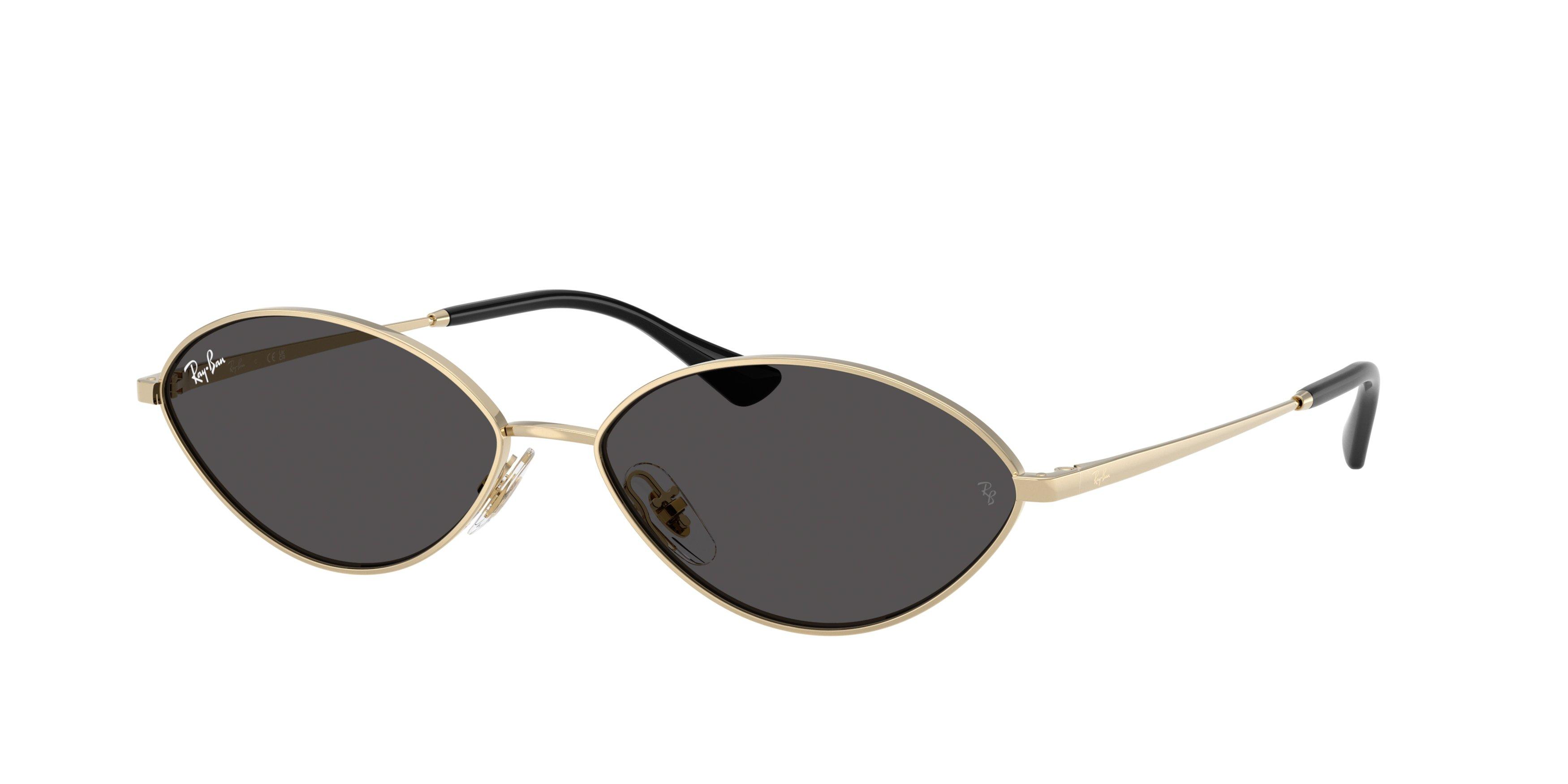 Ray-Ban Kai Grey Sunglasses - Gold - GOLD/GREY Thumbnail View 1