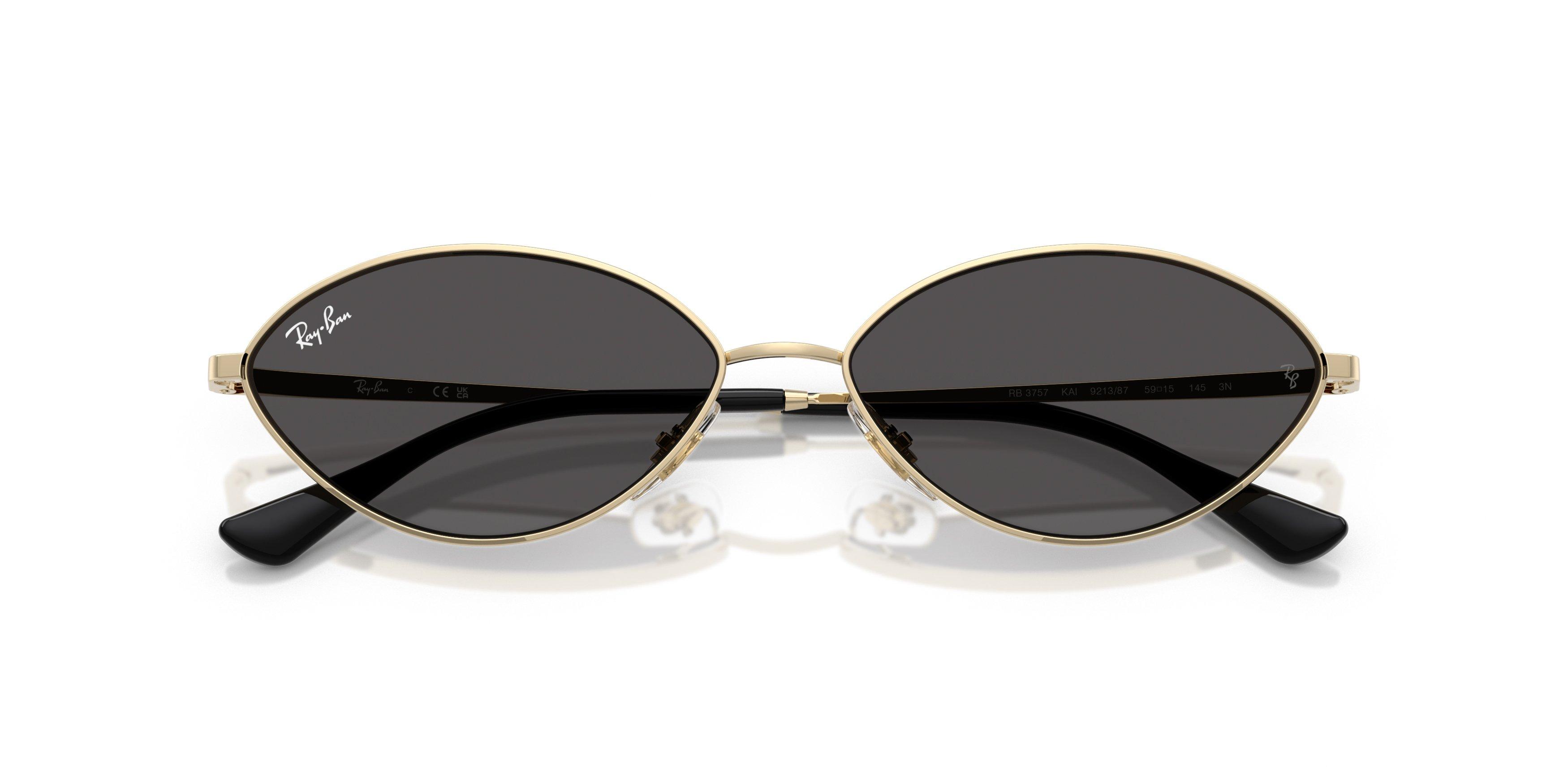 Ray-Ban Kai Grey Sunglasses - Gold - GOLD/GREY Thumbnail View 5