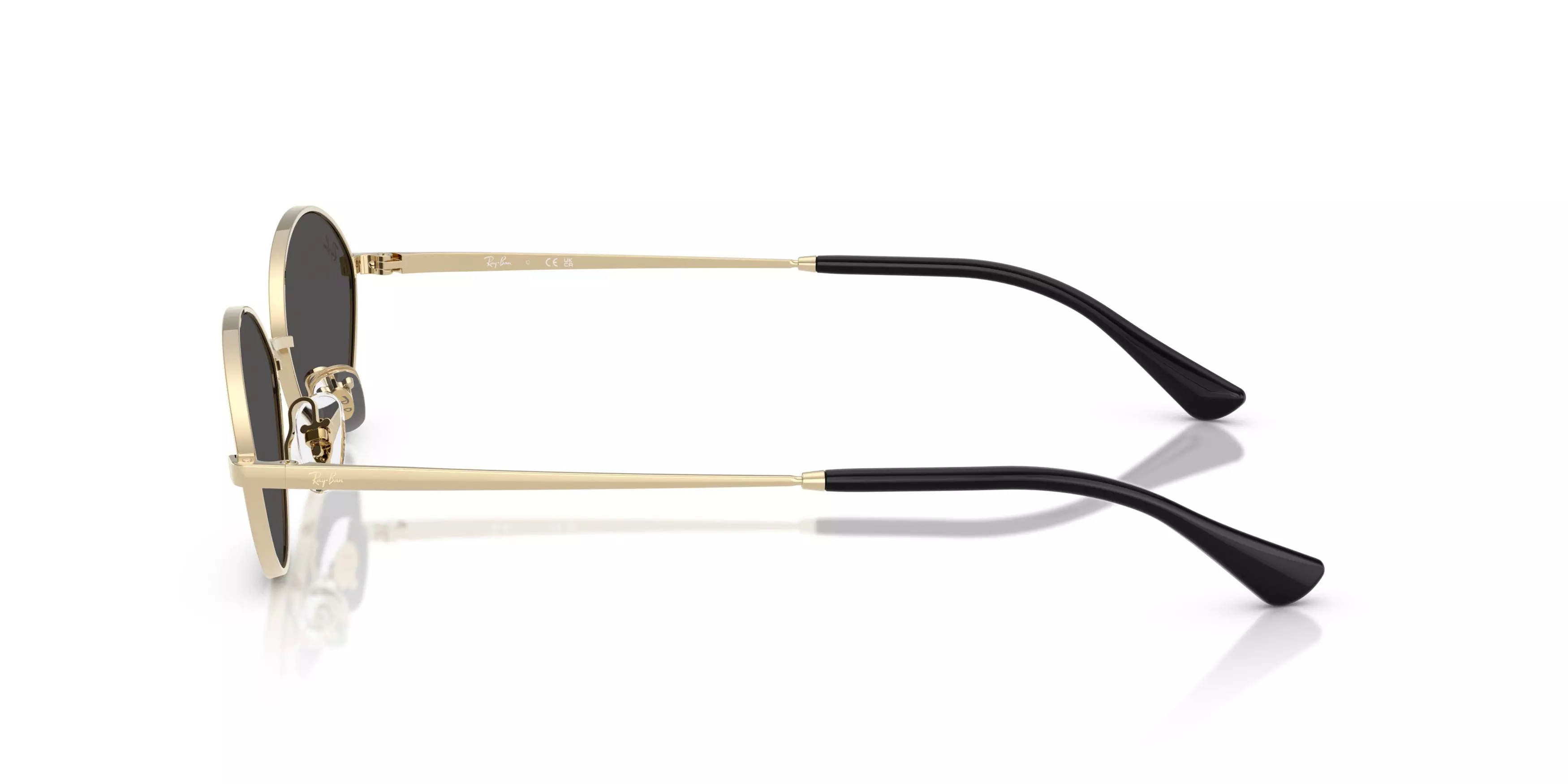 Ray-Ban Kai Grey Sunglasses - Gold - GOLD/GREY